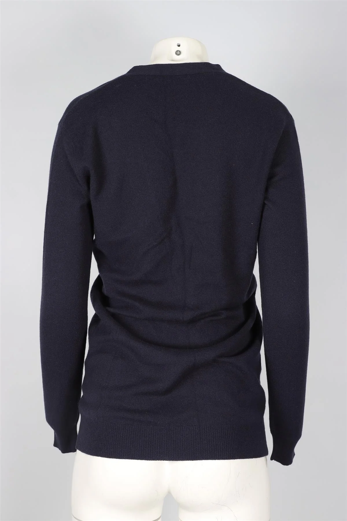 RALPH LAUREN NAVY KNIT CARDIGAN SMALL - Image 4