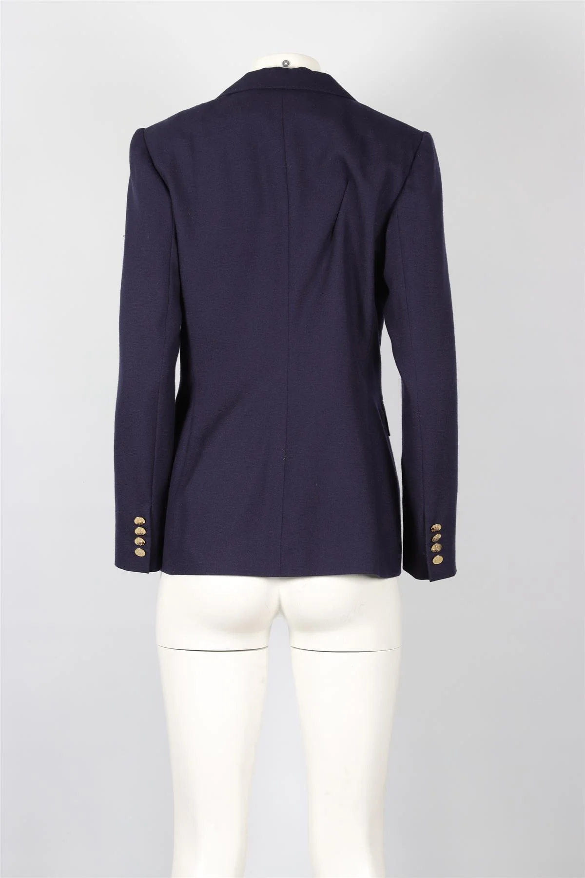 RALPH LAUREN PURPLE LABEL BLUE CASHMERE BLAZER US 10 UK 14 - Image 4