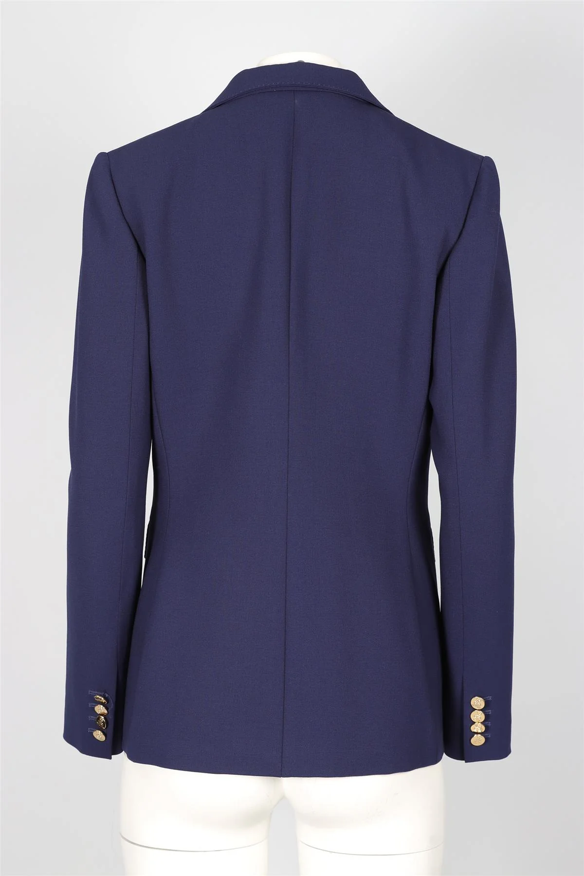 RALPH LAUREN PURPLE LABEL BLUE WOOL BLAZER US 10 UK 14 - Image 4