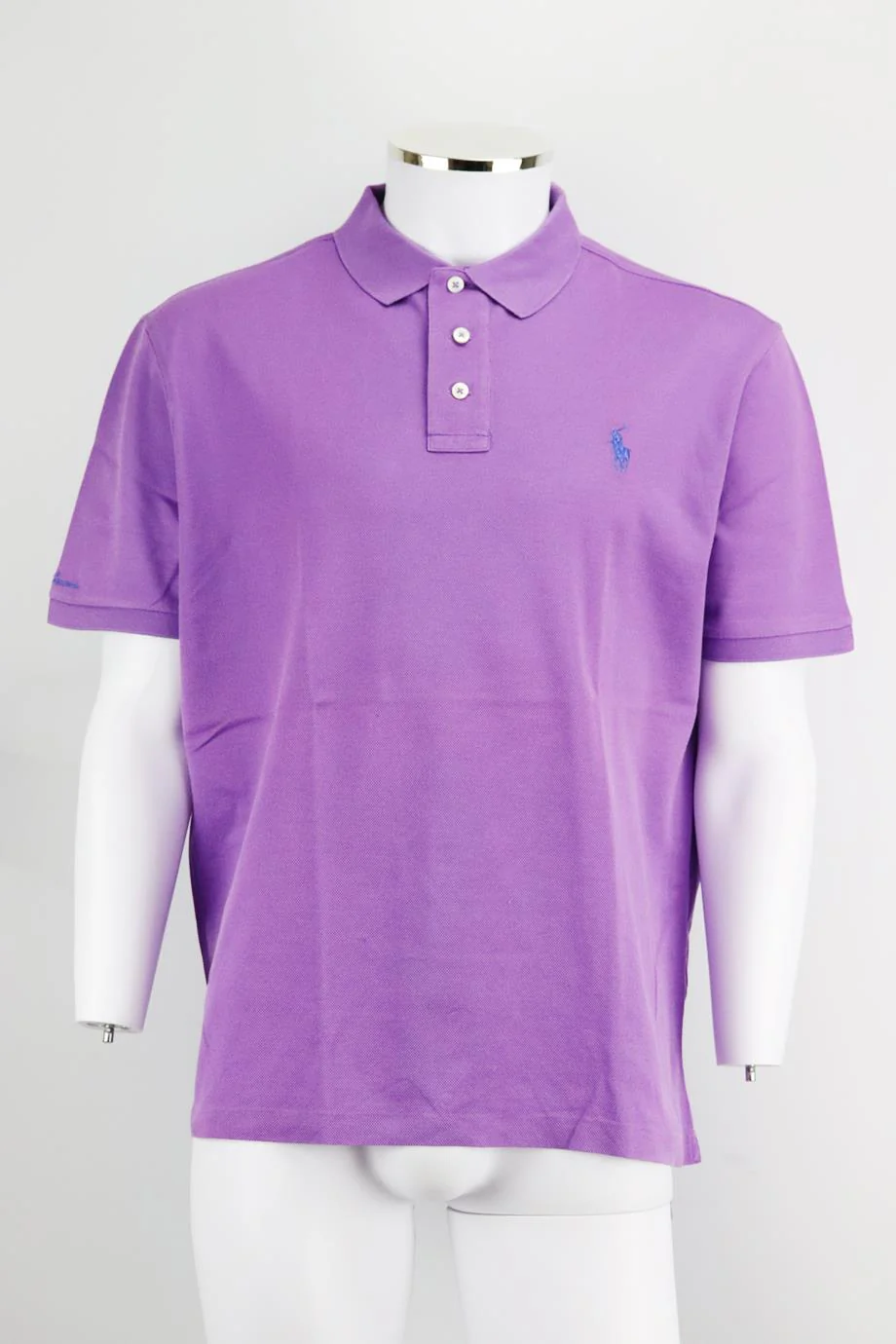 RALPH LAUREN PURPLE LABEL MEN'S REGULAR FIT COTTON PIQUÉ POLO SHIRT LARGE - Image 2