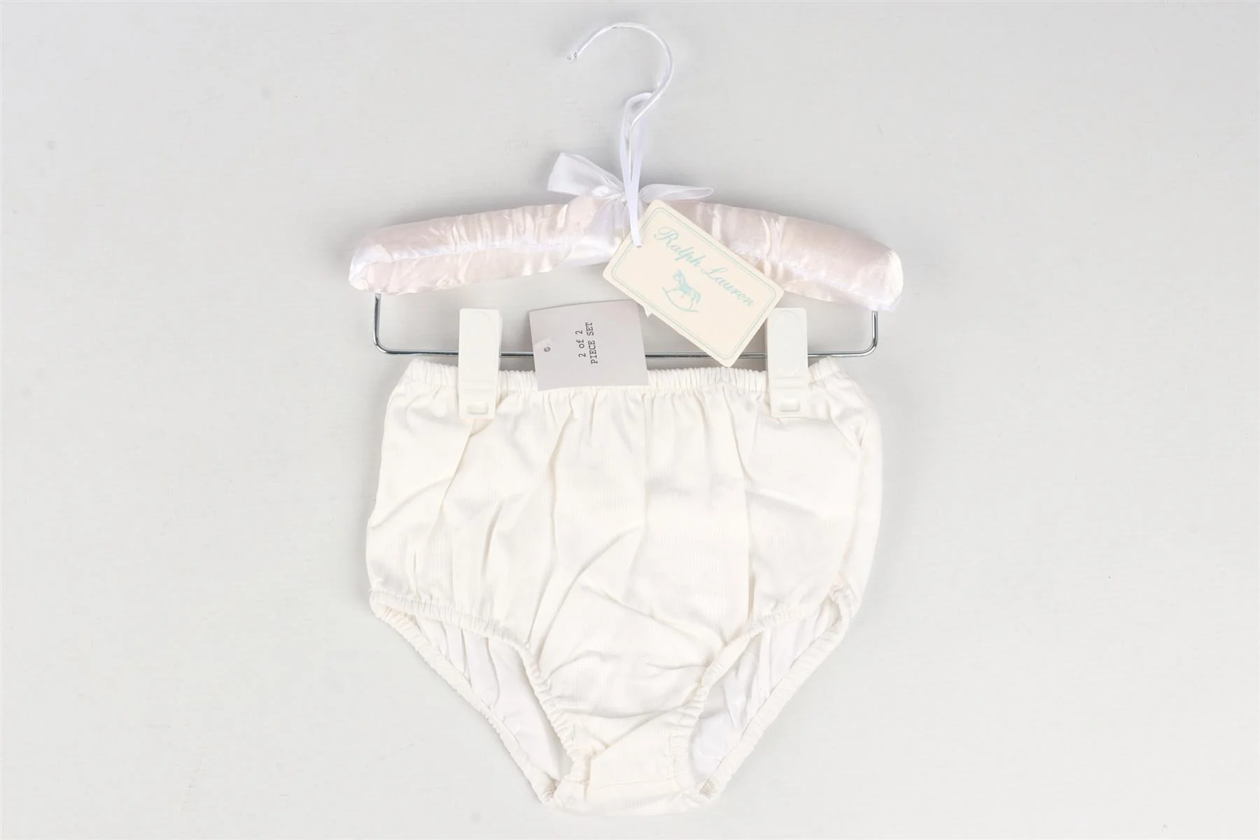 RALPH LAUREN WHITE BABY GIRLS DRESS AND BLOOMERS 18 MONTHS - Image 7