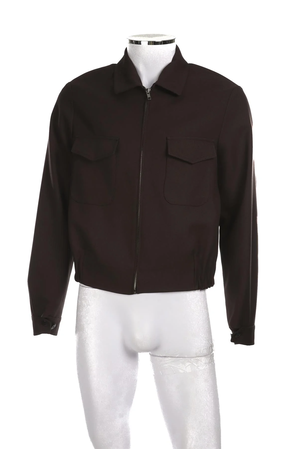 RANDOM IDENTITIES MENS BROWN WOVEN JACKET XSMALL - Image 2
