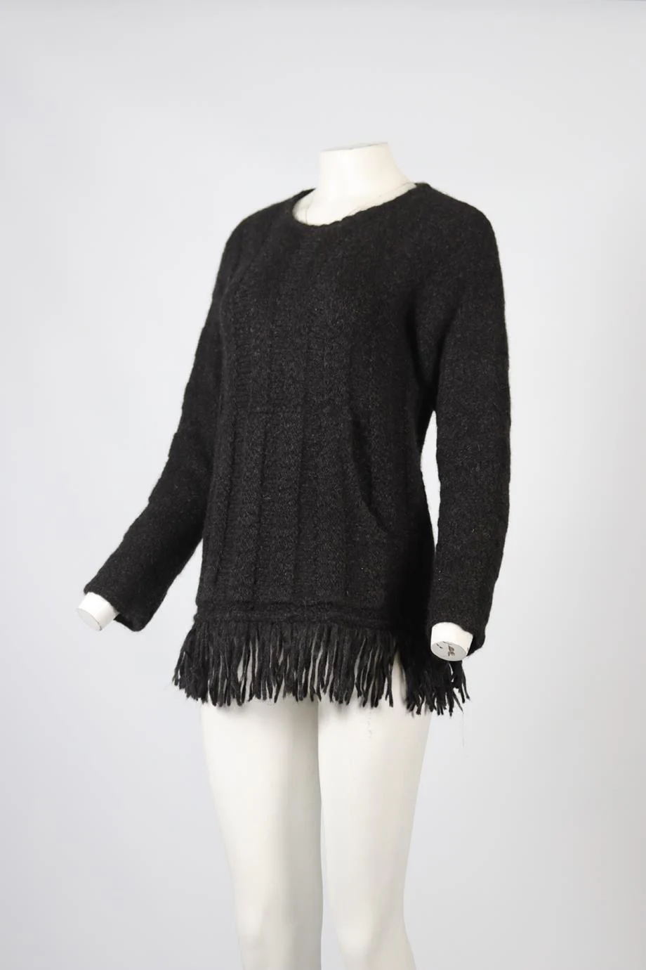 RAQUEL ALLEGRA ALPACA BLEND SWEATER UK 8 - Image 3