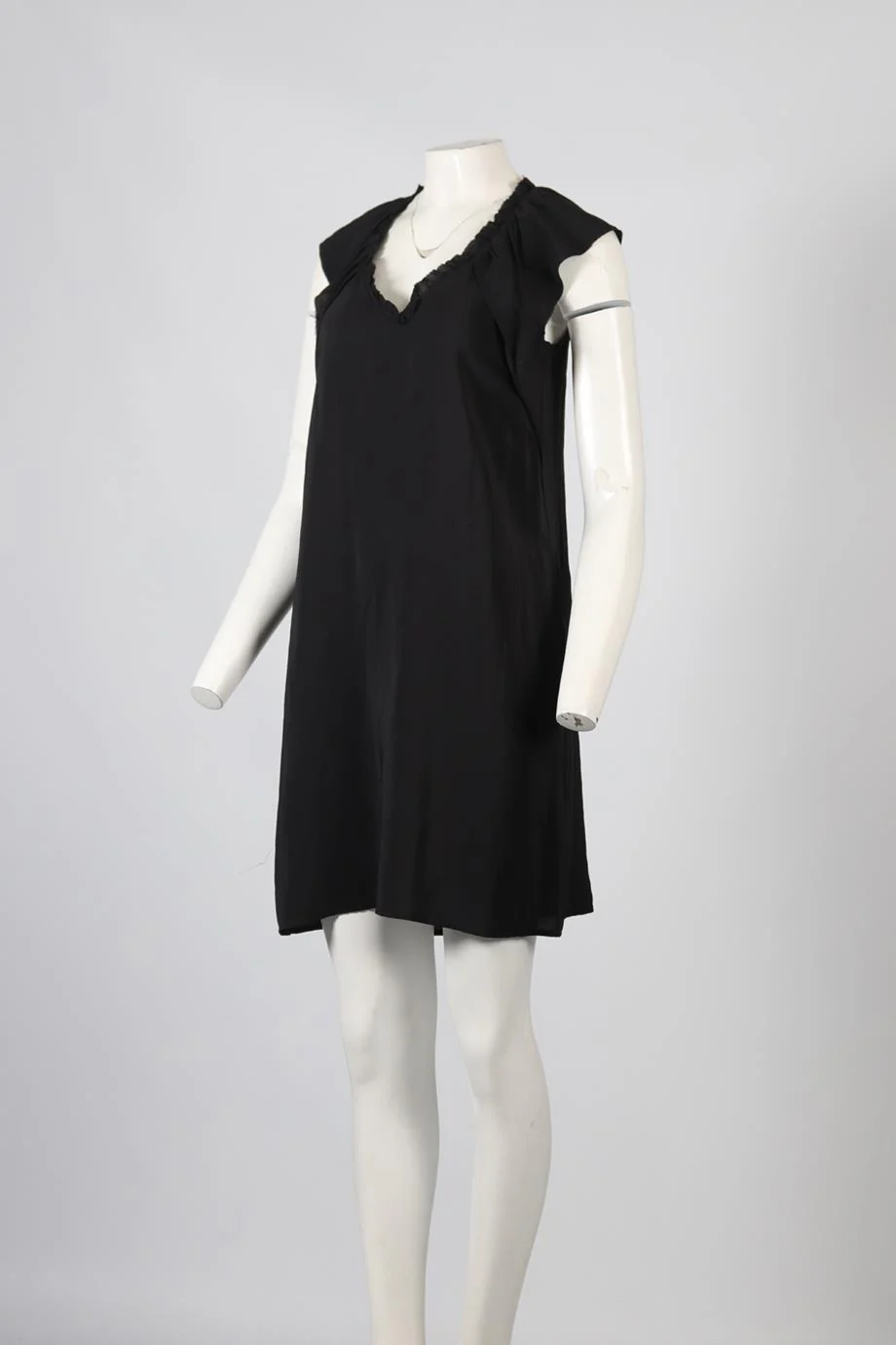 RAQUEL ALLEGRA SILK MIDI DRESS 1 UK 10-12 - Image 3