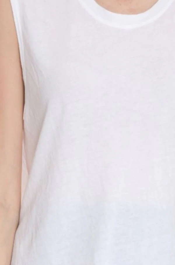 RAQUEL ALLEGRA SLEEVELESS MUSCLE TOP WITH SHREDDED BACK 0 UK 6/8 - Image 7