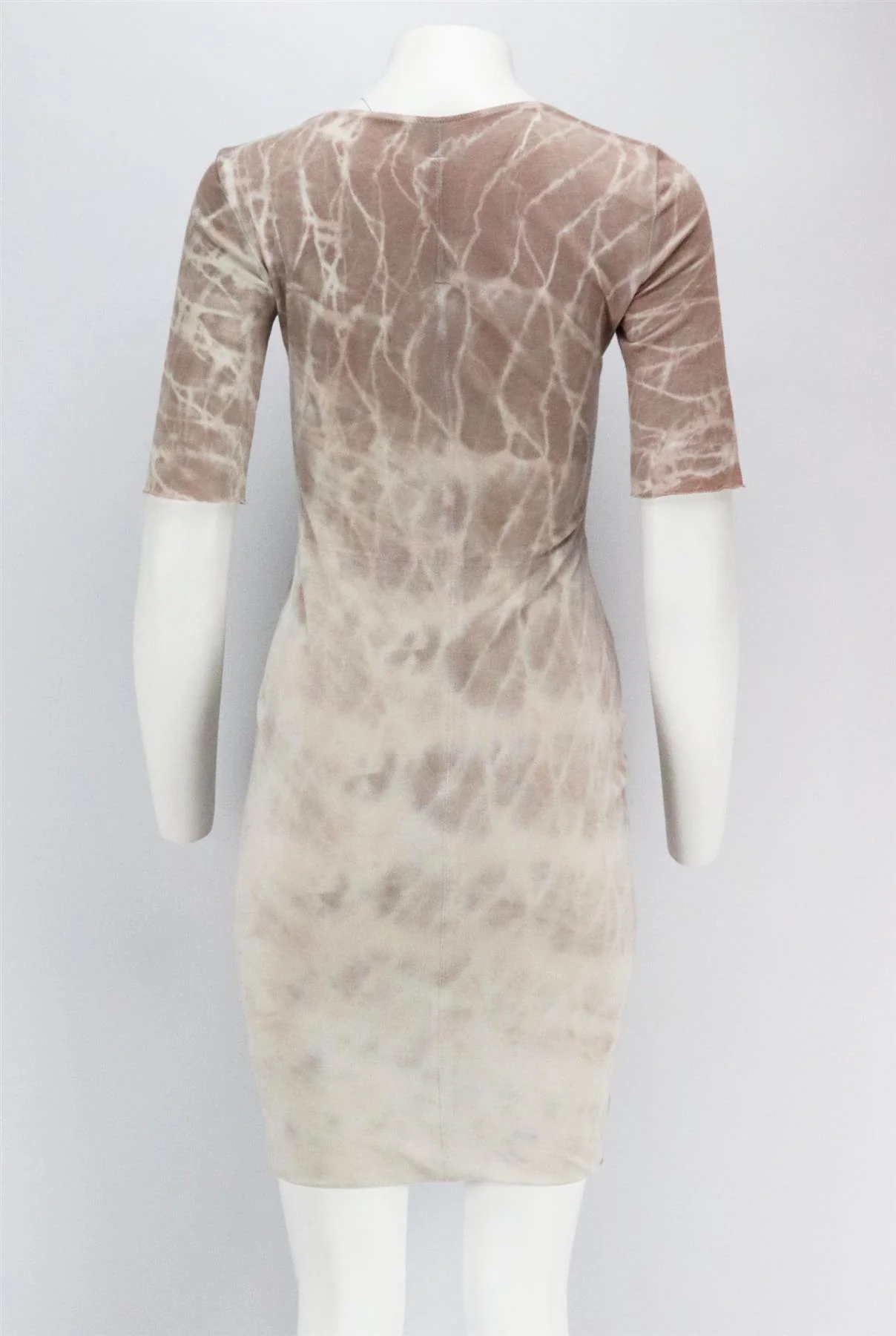 RAQUEL ALLEGRA TIE DYED COTTON BLEND JERSEY MINI DRESS UK 6 - Image 4