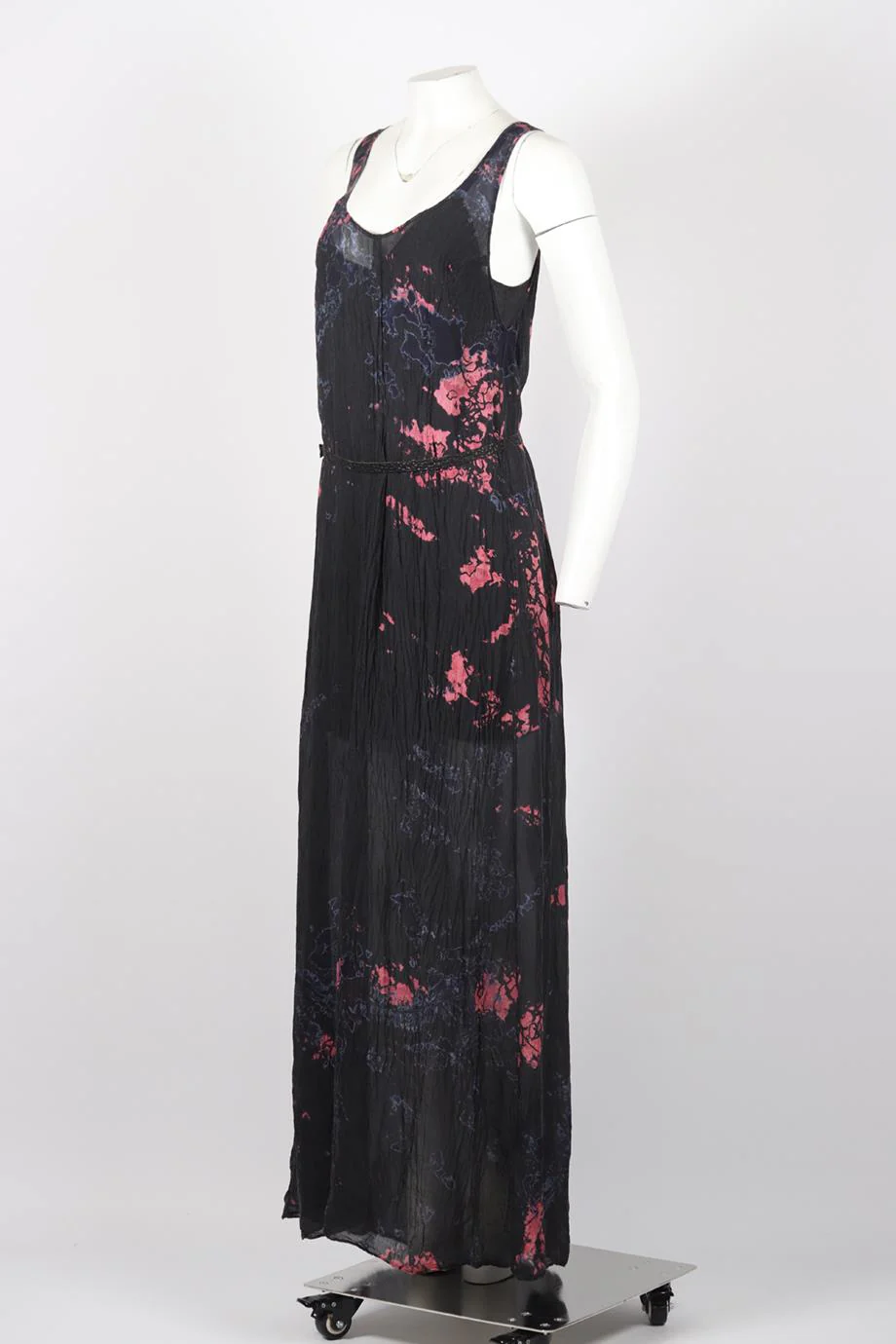 RAQUEL ALLEGRA TIE DYED SILK MAXI DRESS UK 8 - Image 3