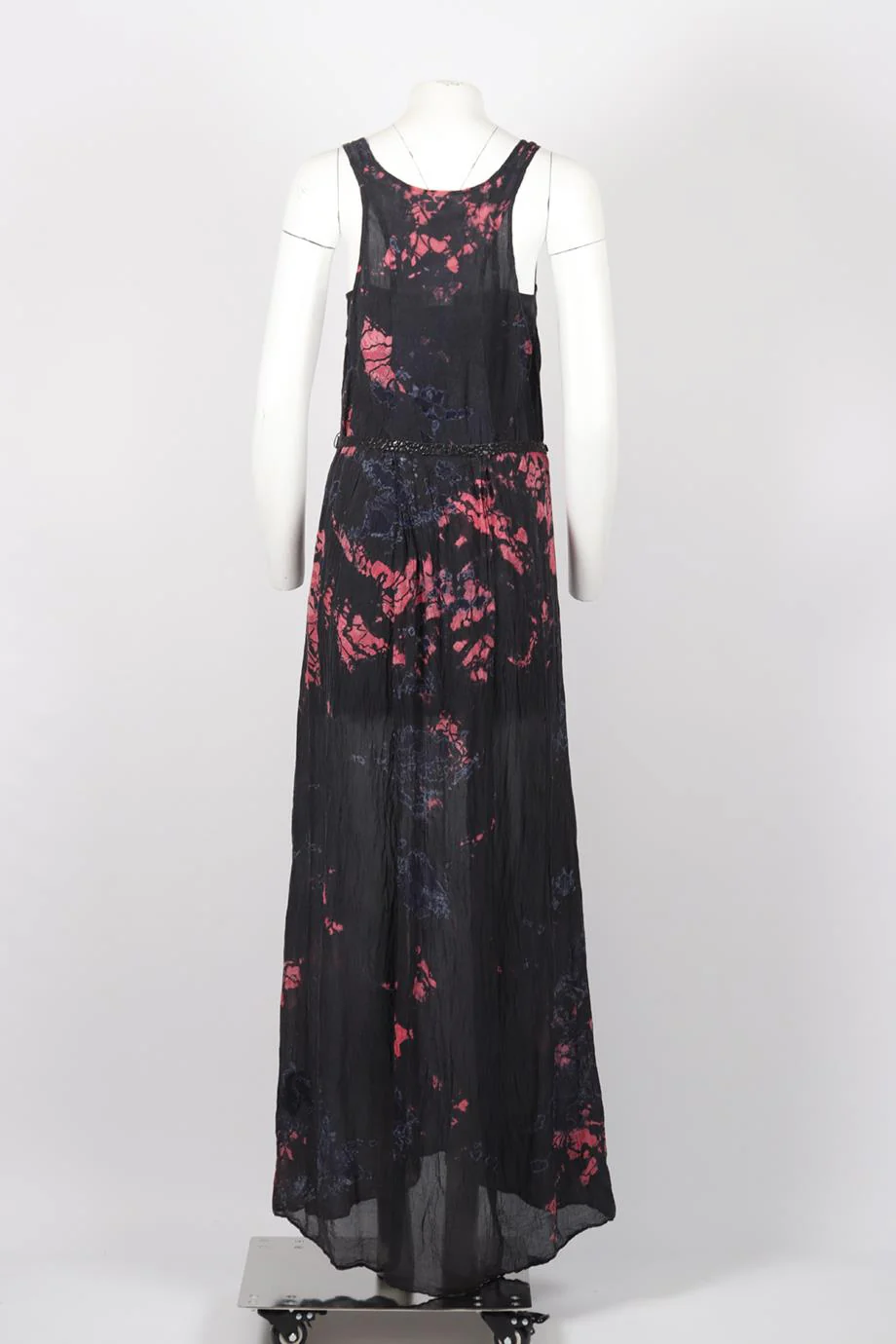 RAQUEL ALLEGRA TIE DYED SILK MAXI DRESS UK 8 - Image 4