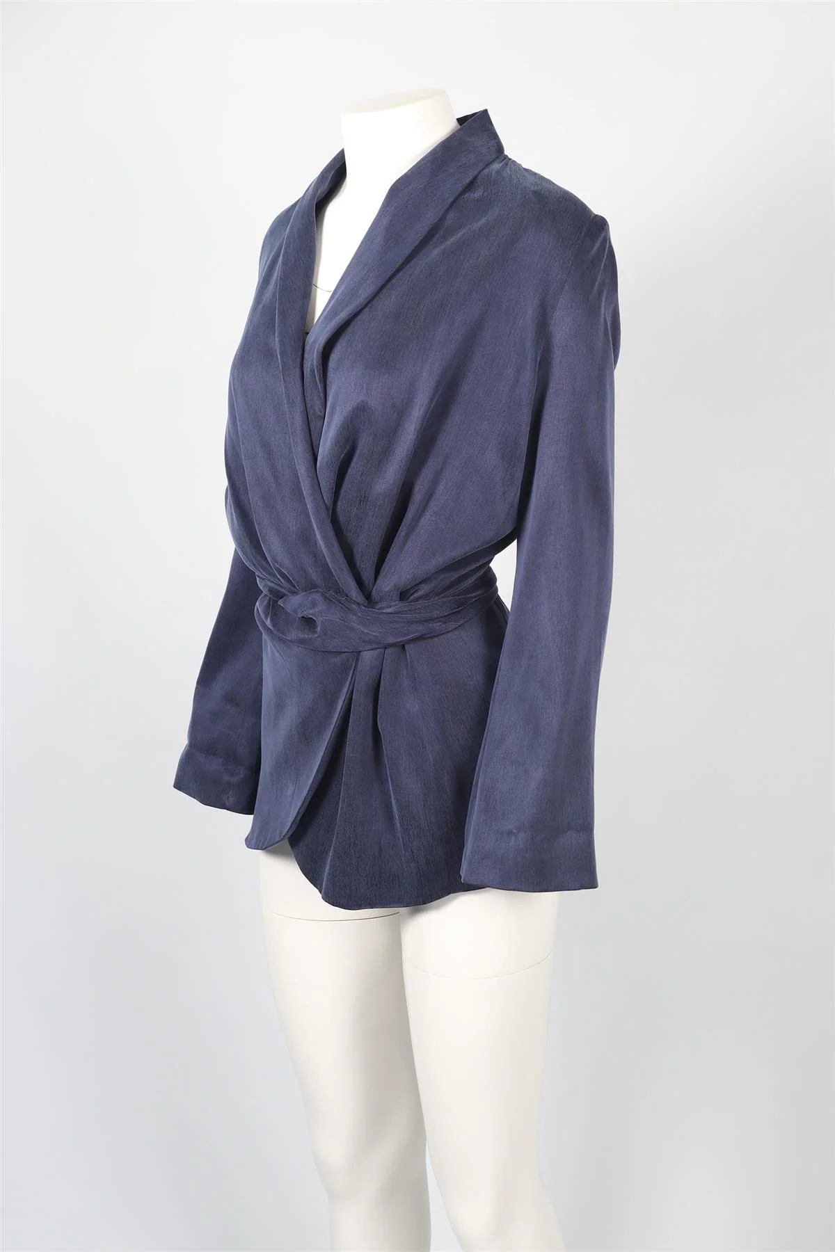 RAT & BOA BLUE WOVEN BLAZER MEDIUM - Image 3