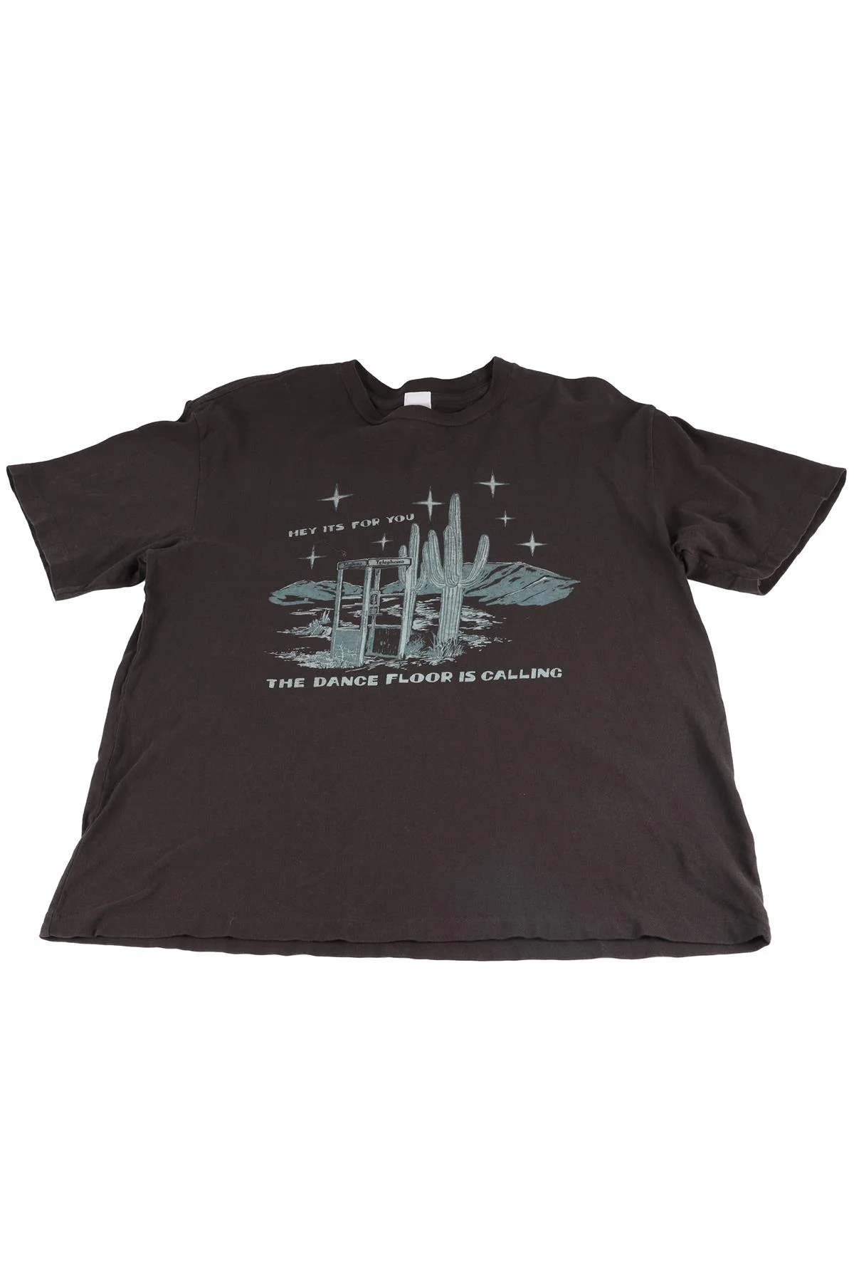 RE/DONE BLACK COTTON T-SHIRT SMALL