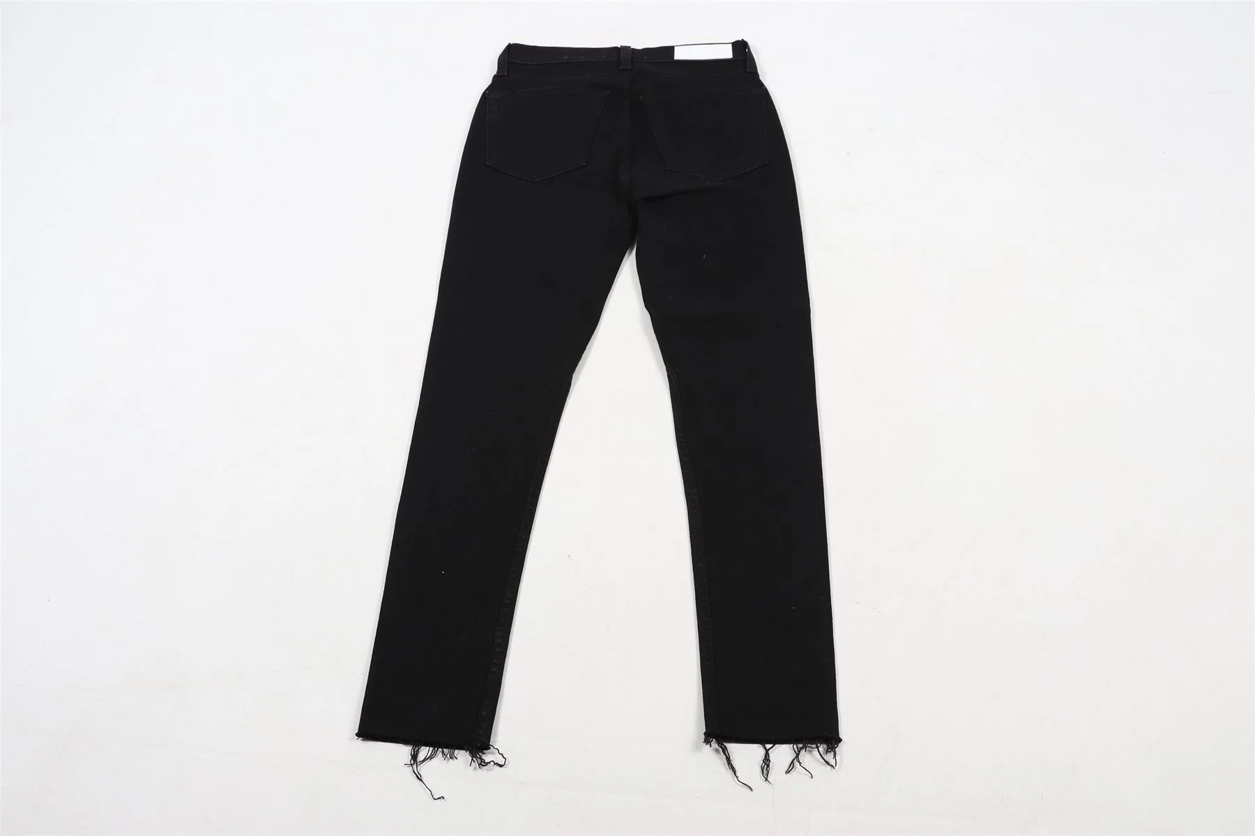 RE/DONE BLACK HIGH RISE SKINNY JEANS W25 UK 6-8 - Image 5