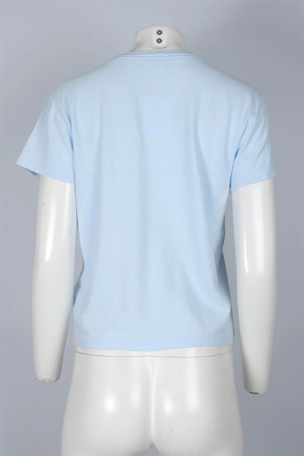 RE/DONE BLUE COTTON T-SHIRT MEDIUM - Image 4