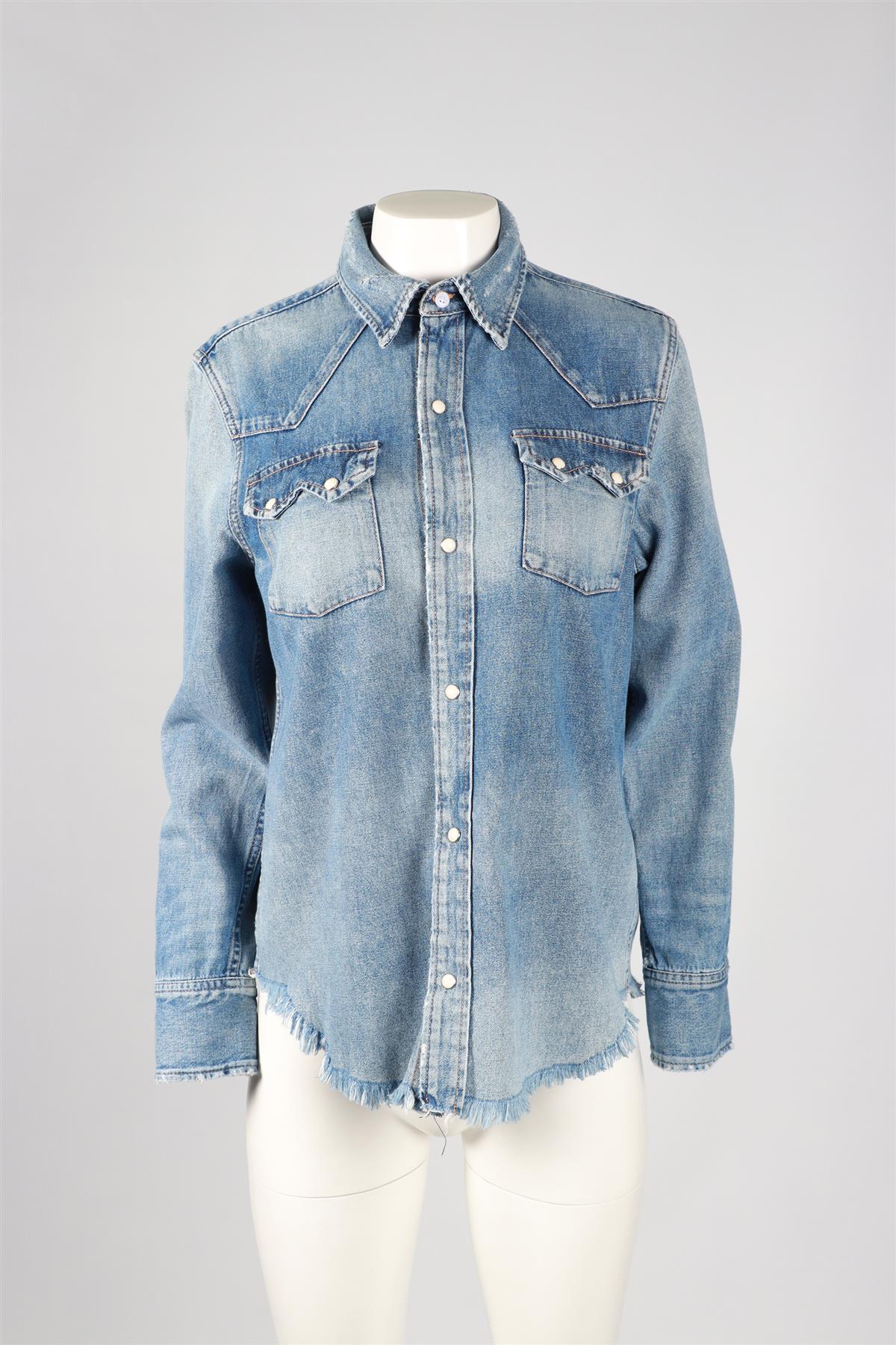 RE/DONE BLUE DENIM SHIRT - Image 2