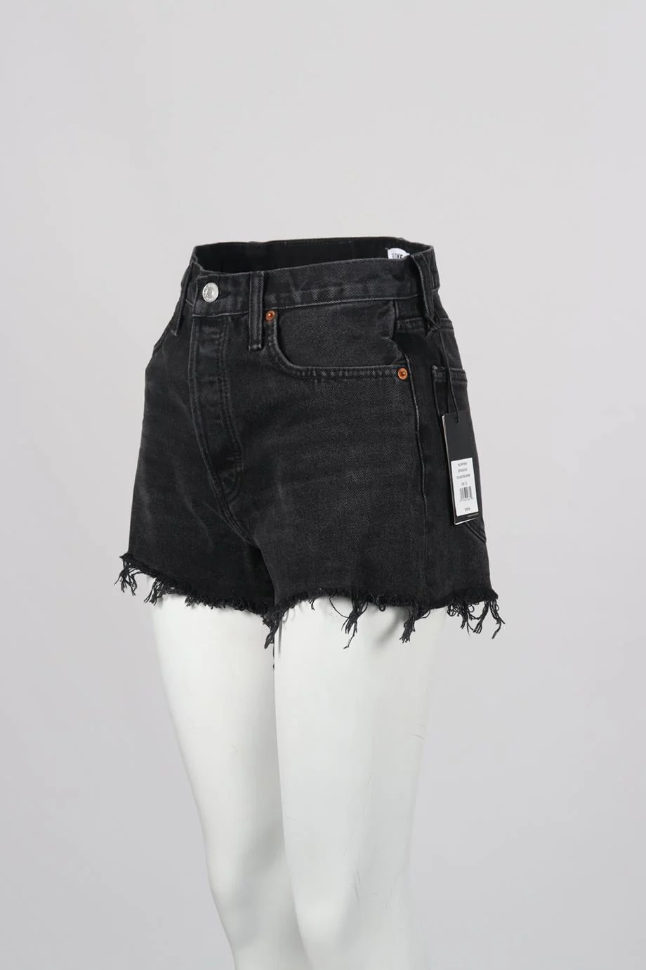 RE/DONE HIGH RISE DENIM SHORTS W25 UK 6-8 - Image 3