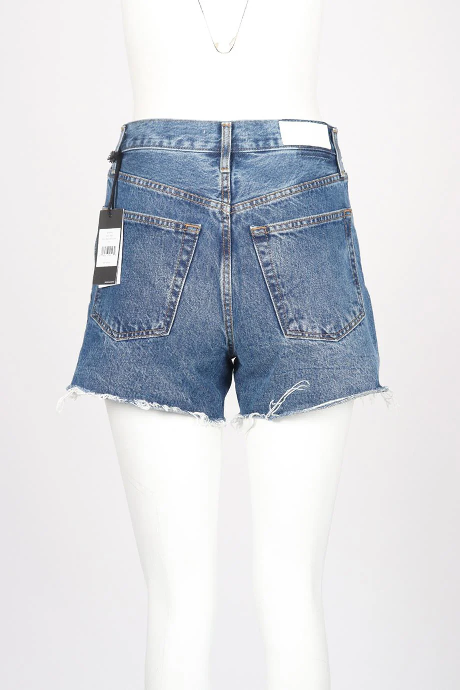 RE/DONE HIGH RISE DENIM SHORTS W25 UK 6-8 - Image 4