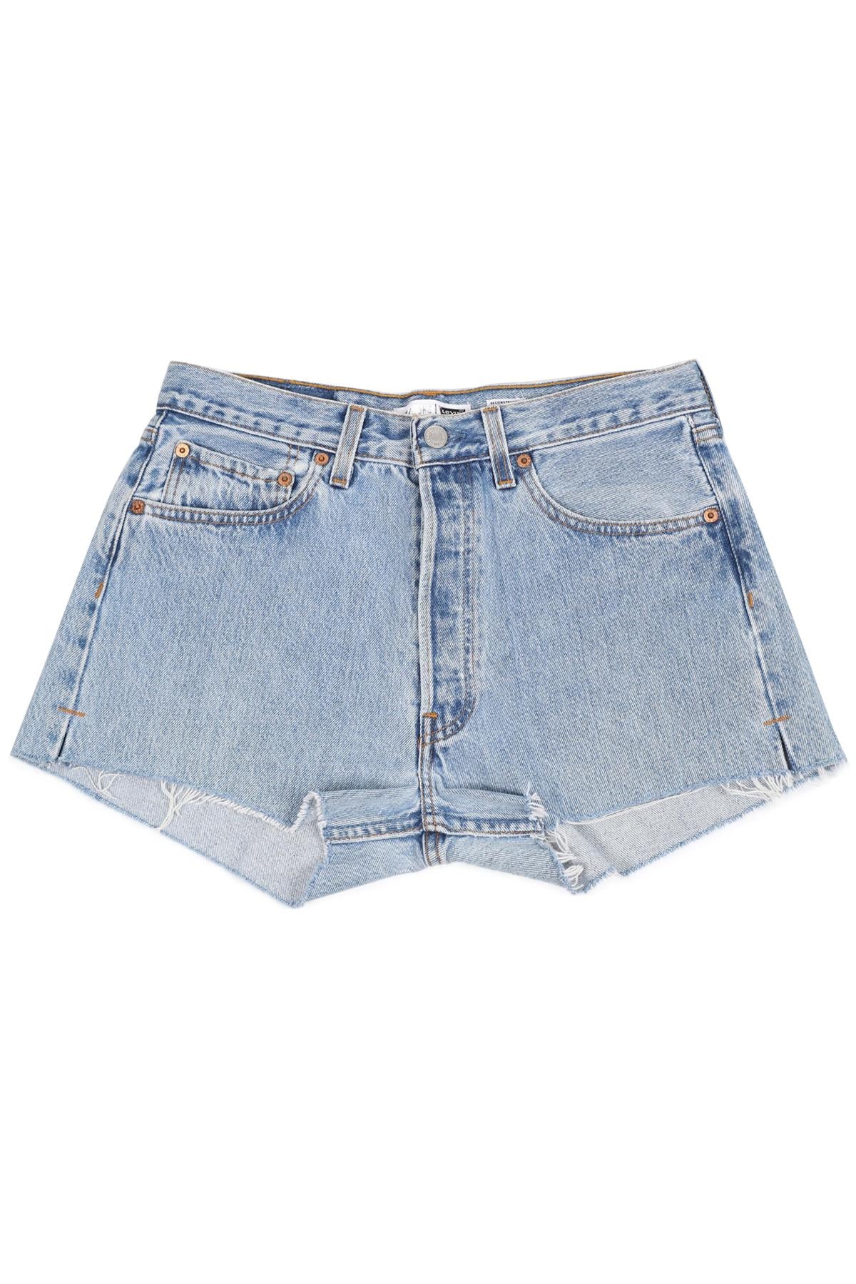 RE/DONE HIGH RISE DENIM SHORTS W27 UK 8-10 - Image 6