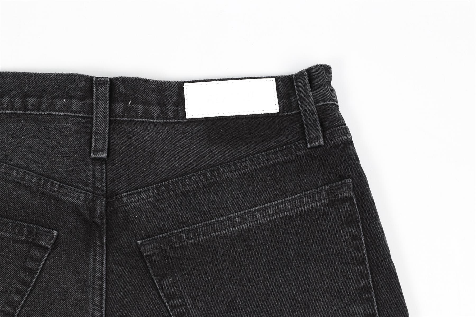 RE/DONE HIGH RISE DENIM SHORTS W27 UK 8-10 - Image 5