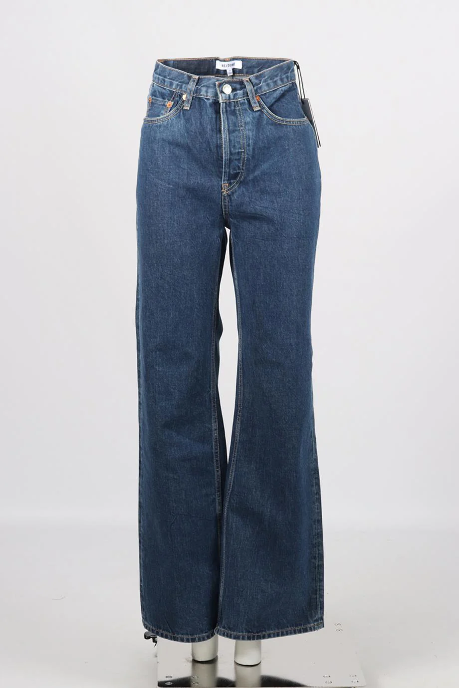 RE/DONE HIGH RISE FLARED JEANS W25 UK 6-8 - Image 2