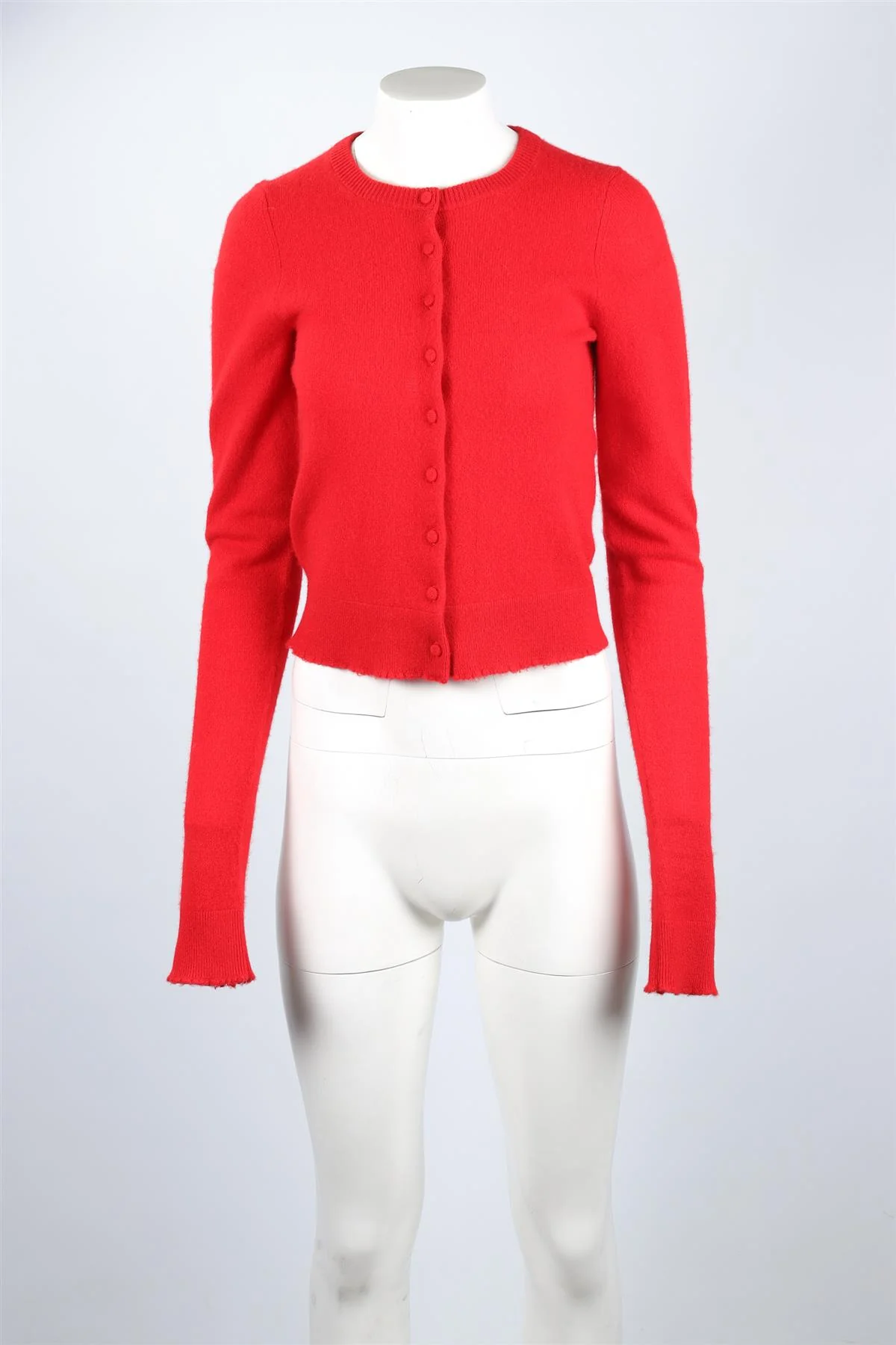 RE/DONE RED CASHMERE CARDIGAN SMALL - Image 2