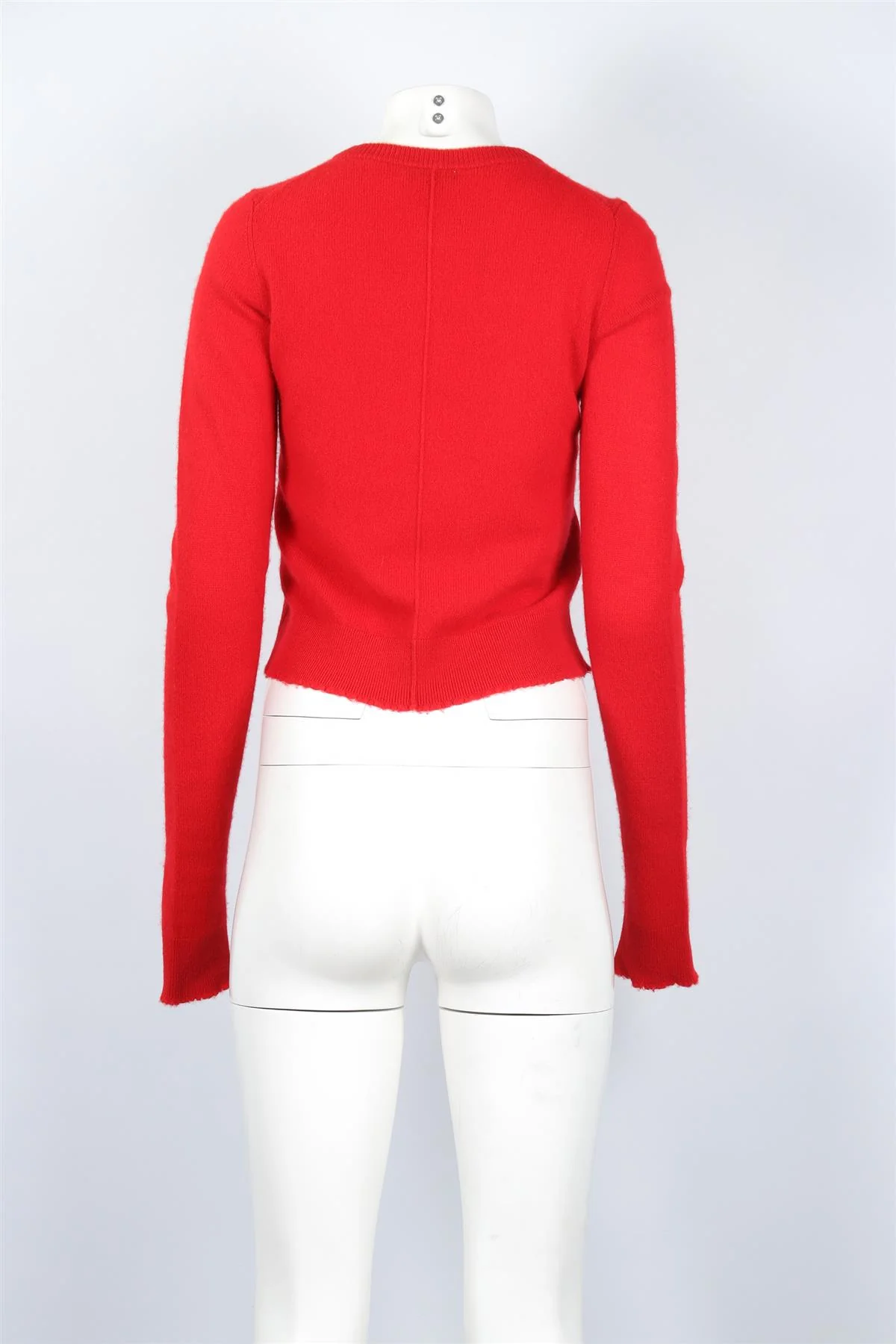 RE/DONE RED CASHMERE CARDIGAN SMALL - Image 4