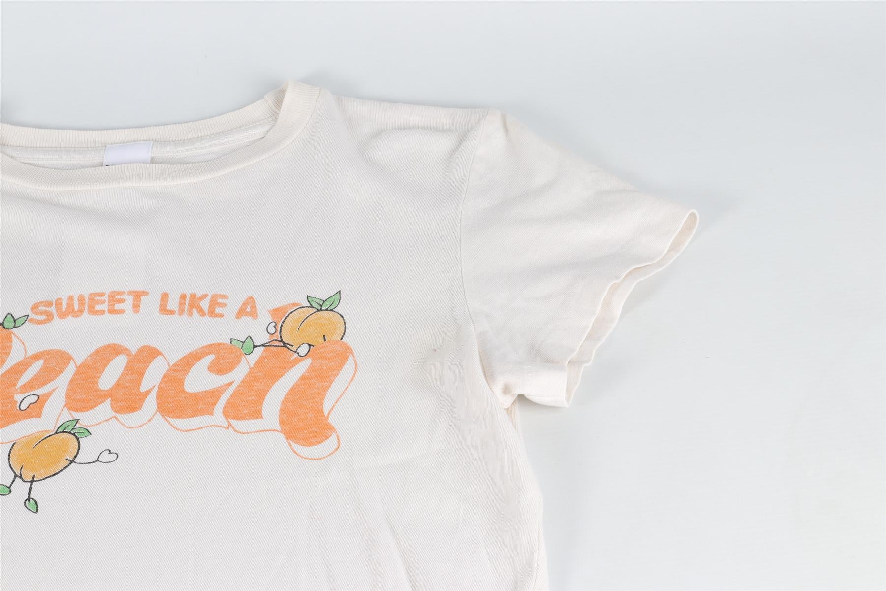 RE/DONE WHITE COTTON T-SHIRT SMALL - Image 9