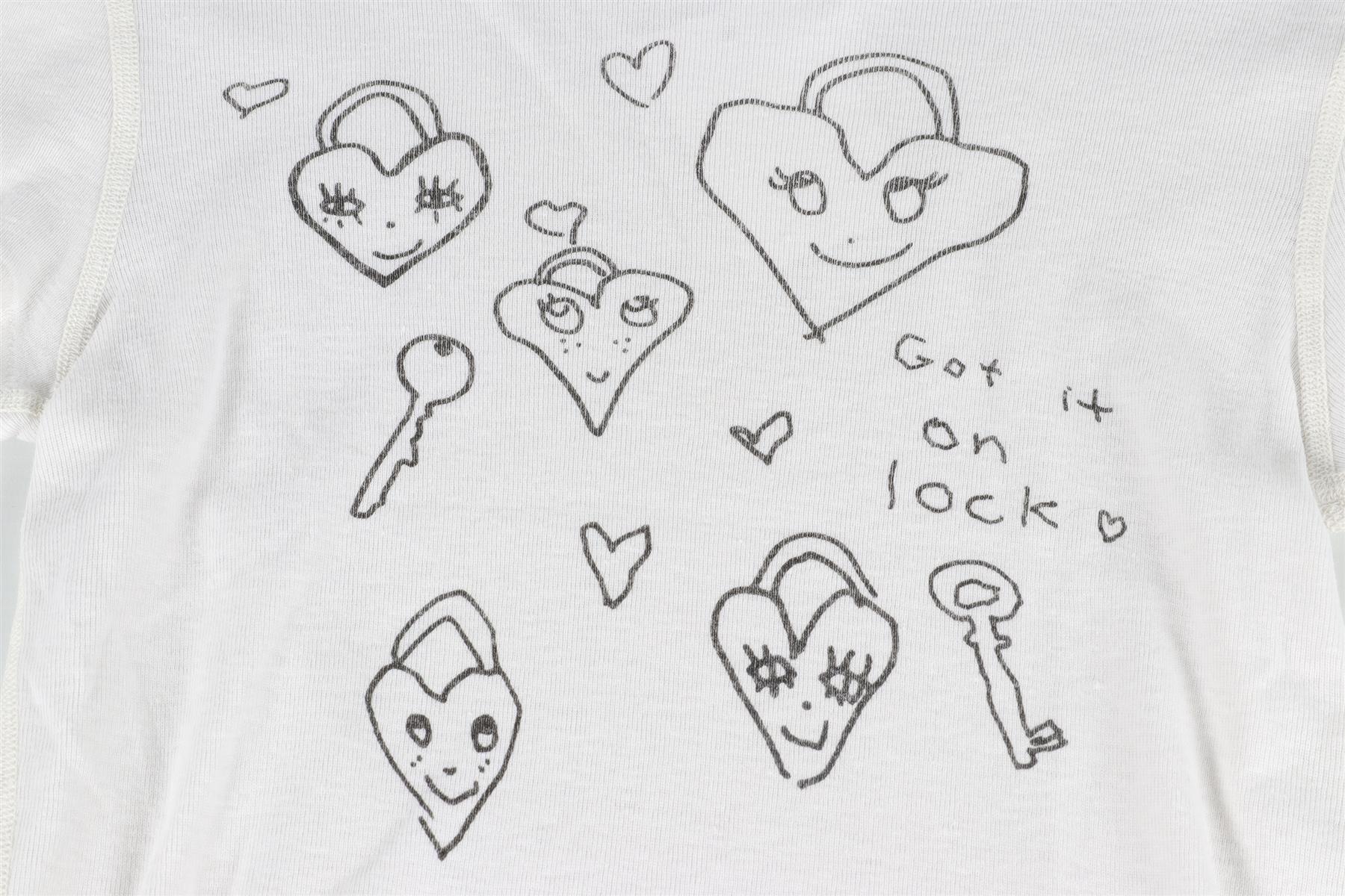 RE/DONE WHITE COTTON T-SHIRT XSMALL - Image 3