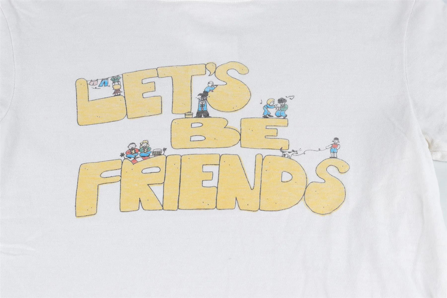 RE/DONE WHITE COTTON T-SHIRT XSMALL - Image 8