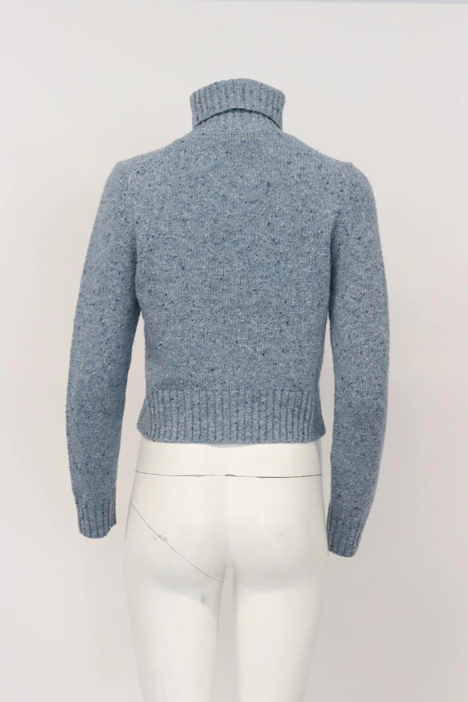 RE/DONE WOOL BLEND TURTLENECK SWEATER SMALL - Image 4