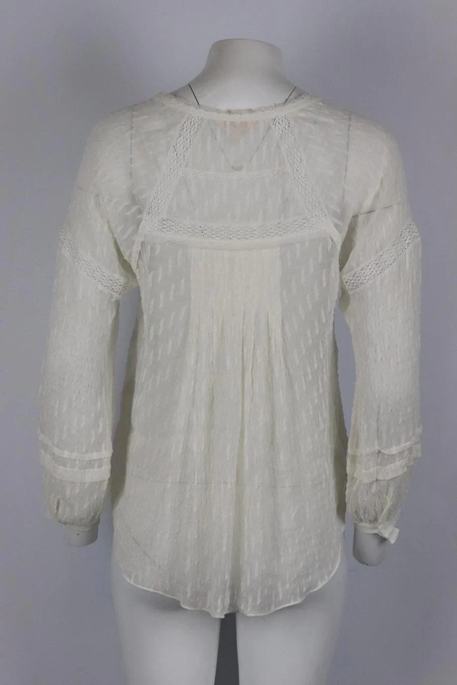 REBECCA TAYLOR SILK CHIFFON BLOUSE US 6 UK 10 - Image 4