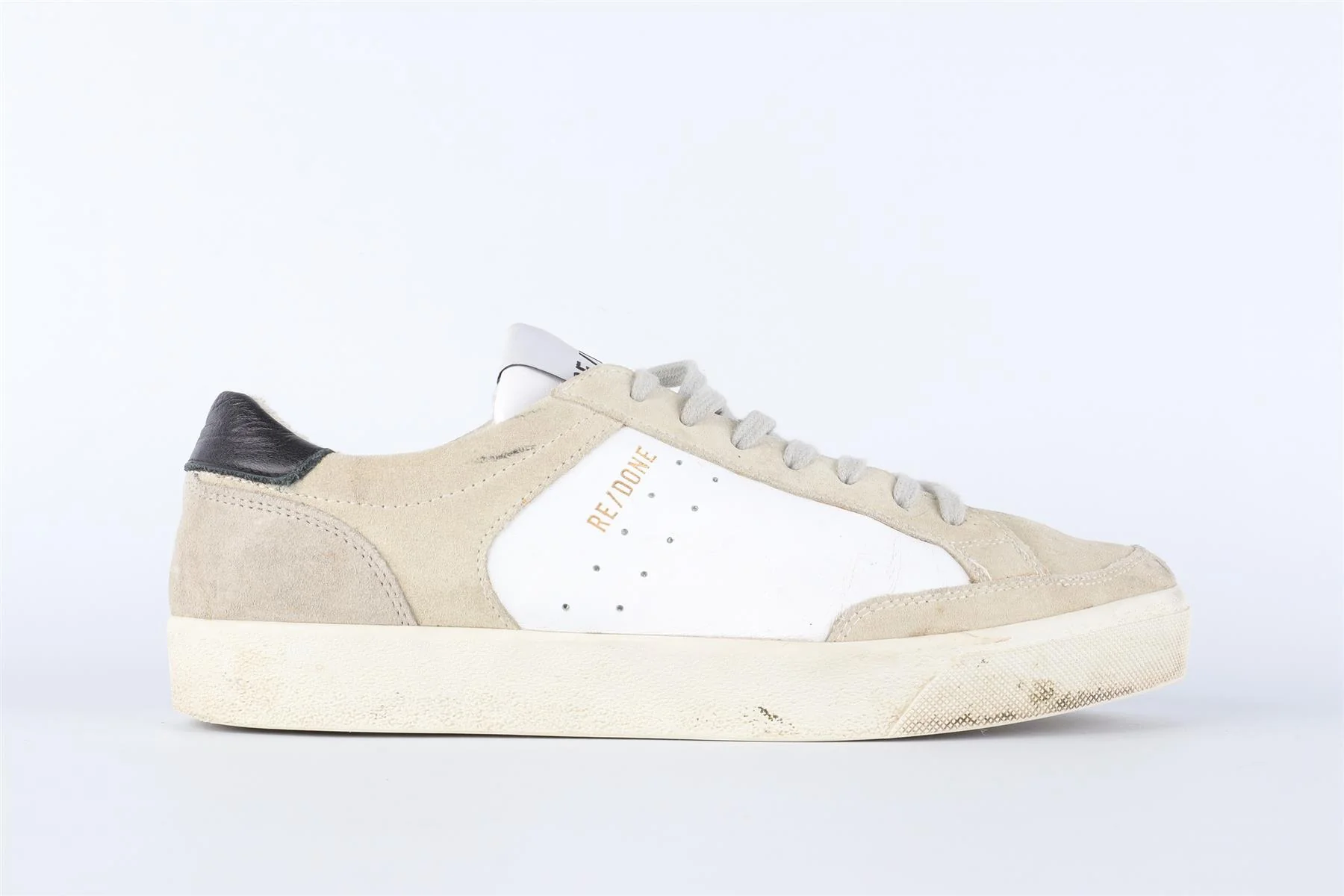 REDONE WHITE SUEDE SNEAKERS EU 40 UK 7 US 10 - Image 2
