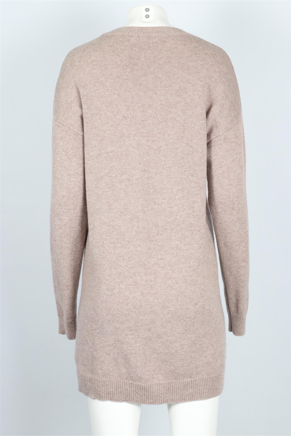 REFORMATION BEIGE CASHMERE SWEATER SMALL - Image 4