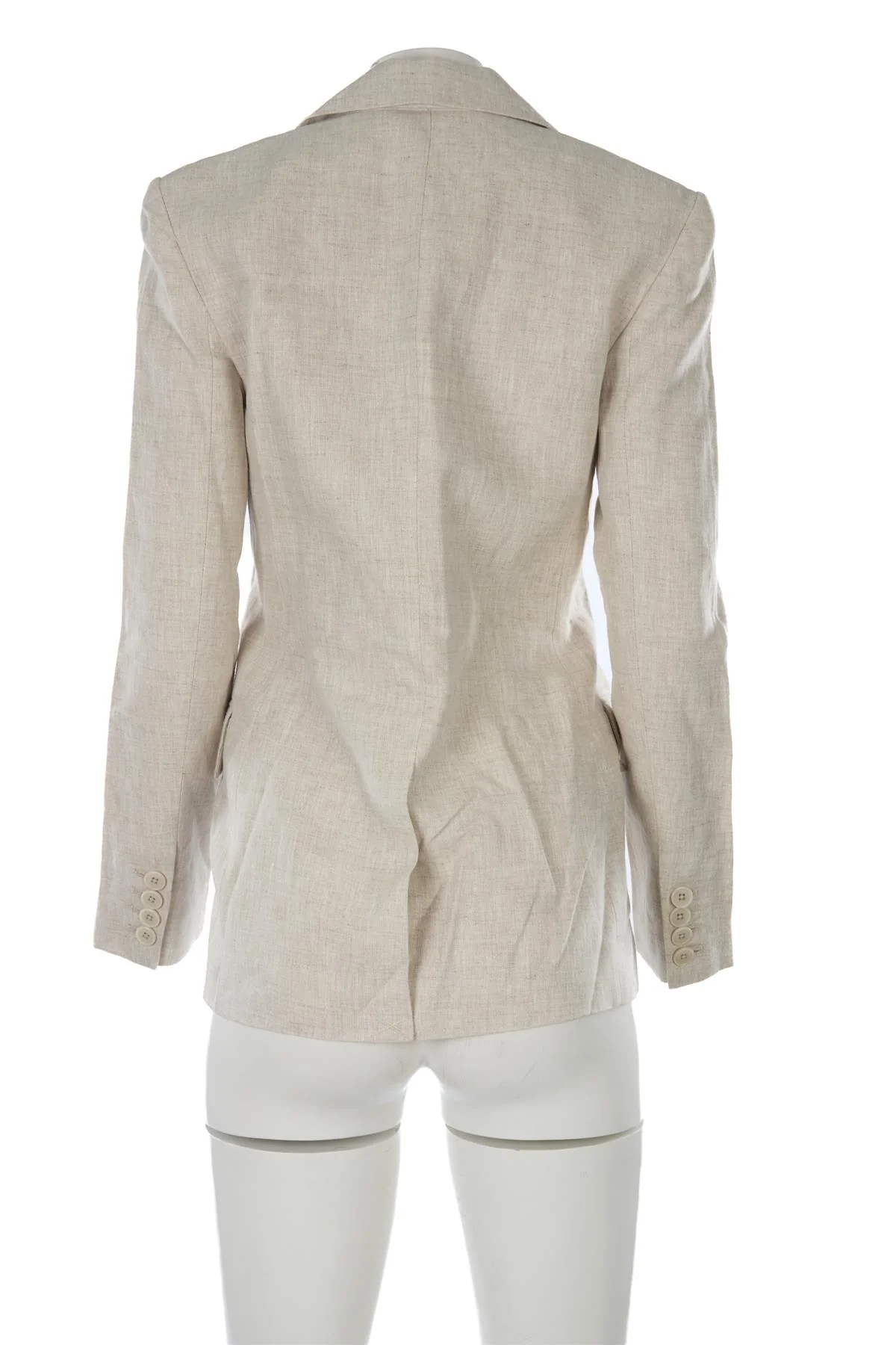 REFORMATION BEIGE LINEN BLAZER XSMALL - Image 4