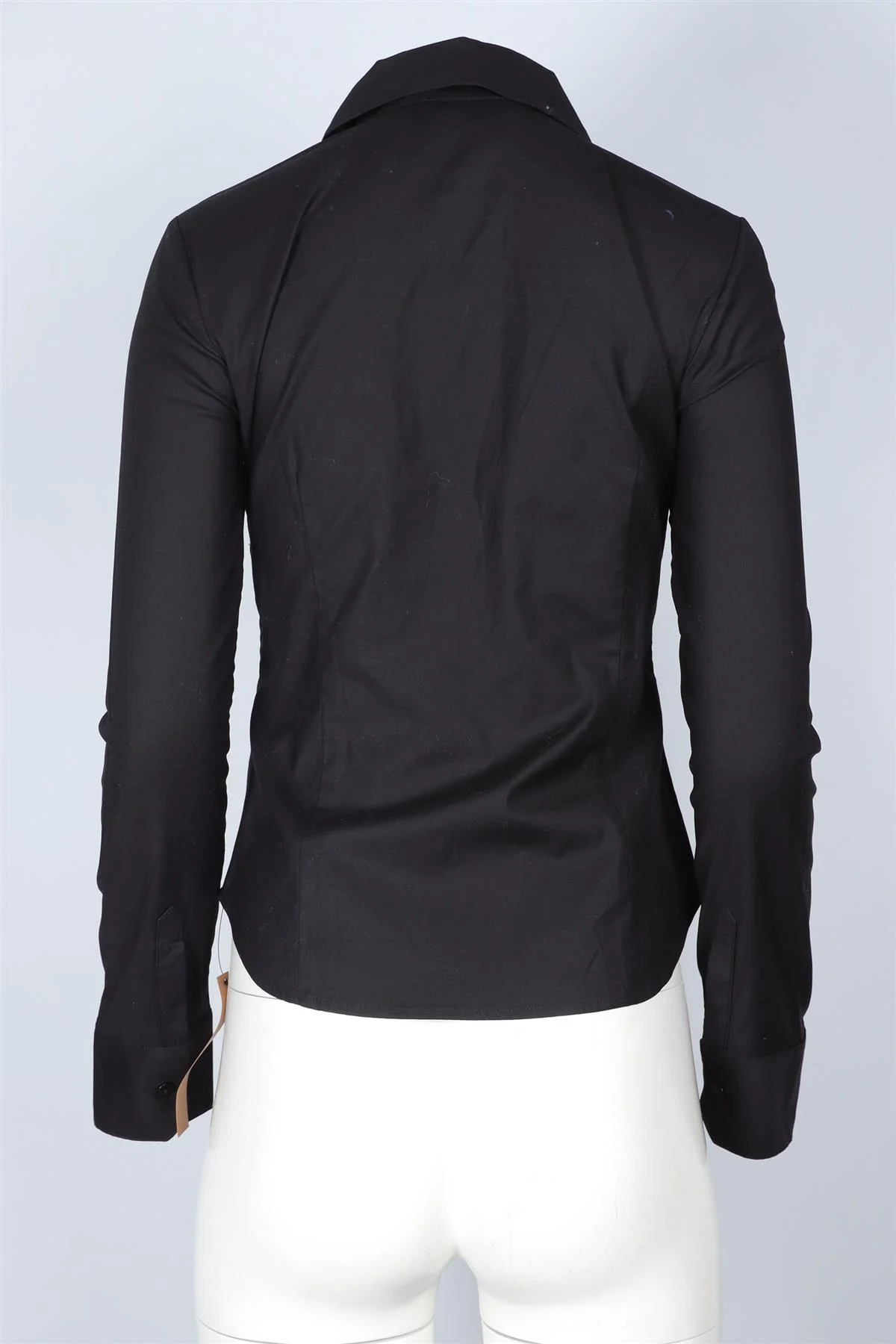 REFORMATION BLACK COTTON SHIRT US 2 UK 6 - Image 4