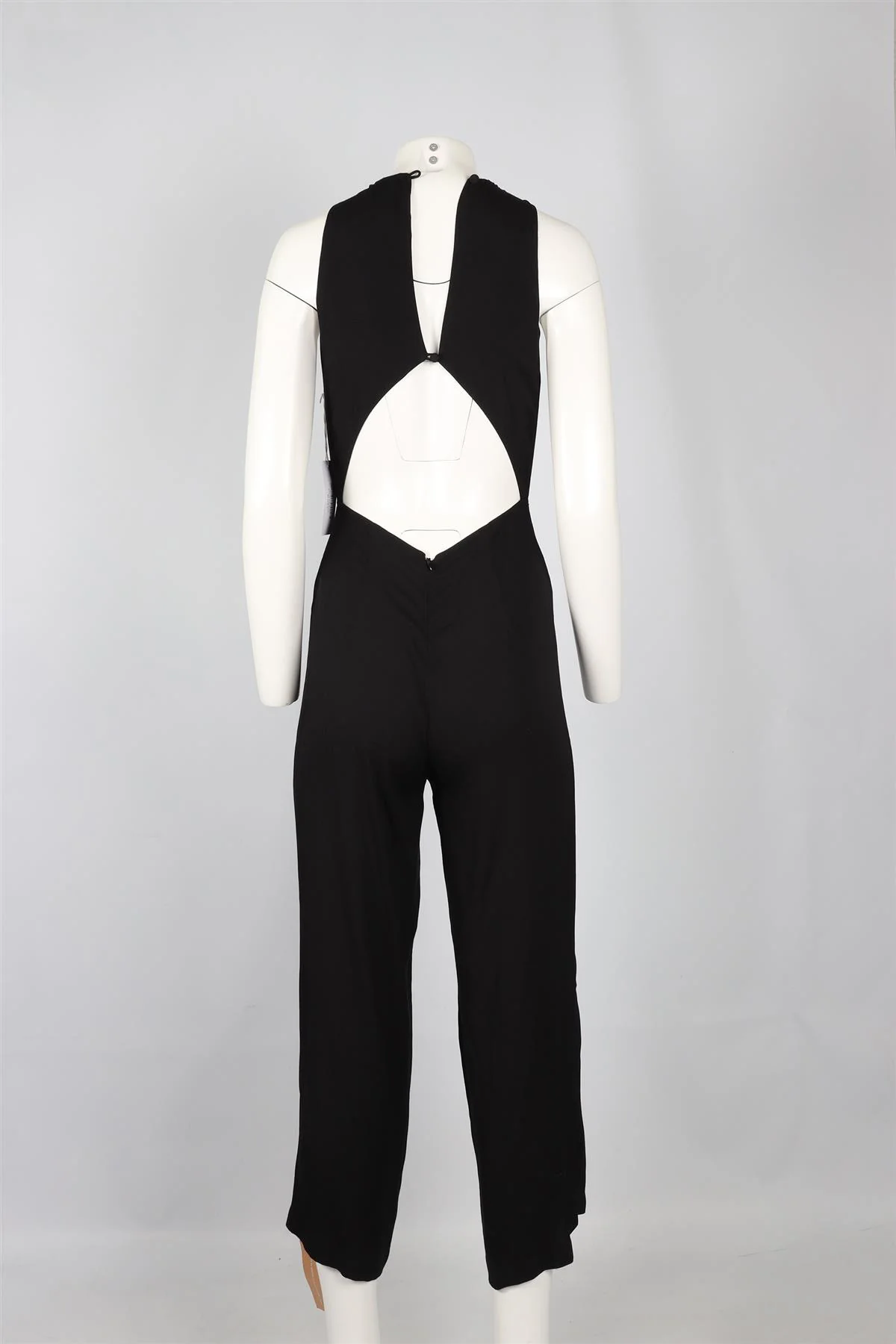 REFORMATION BLACK CREPE JUMPSUIT US 2 UK 6 - Image 4
