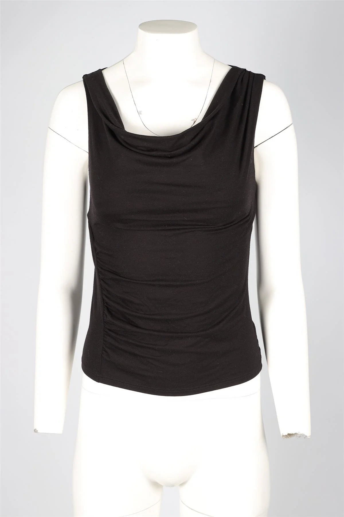 REFORMATION BLACK JERSEY TOP SMALL - Image 2
