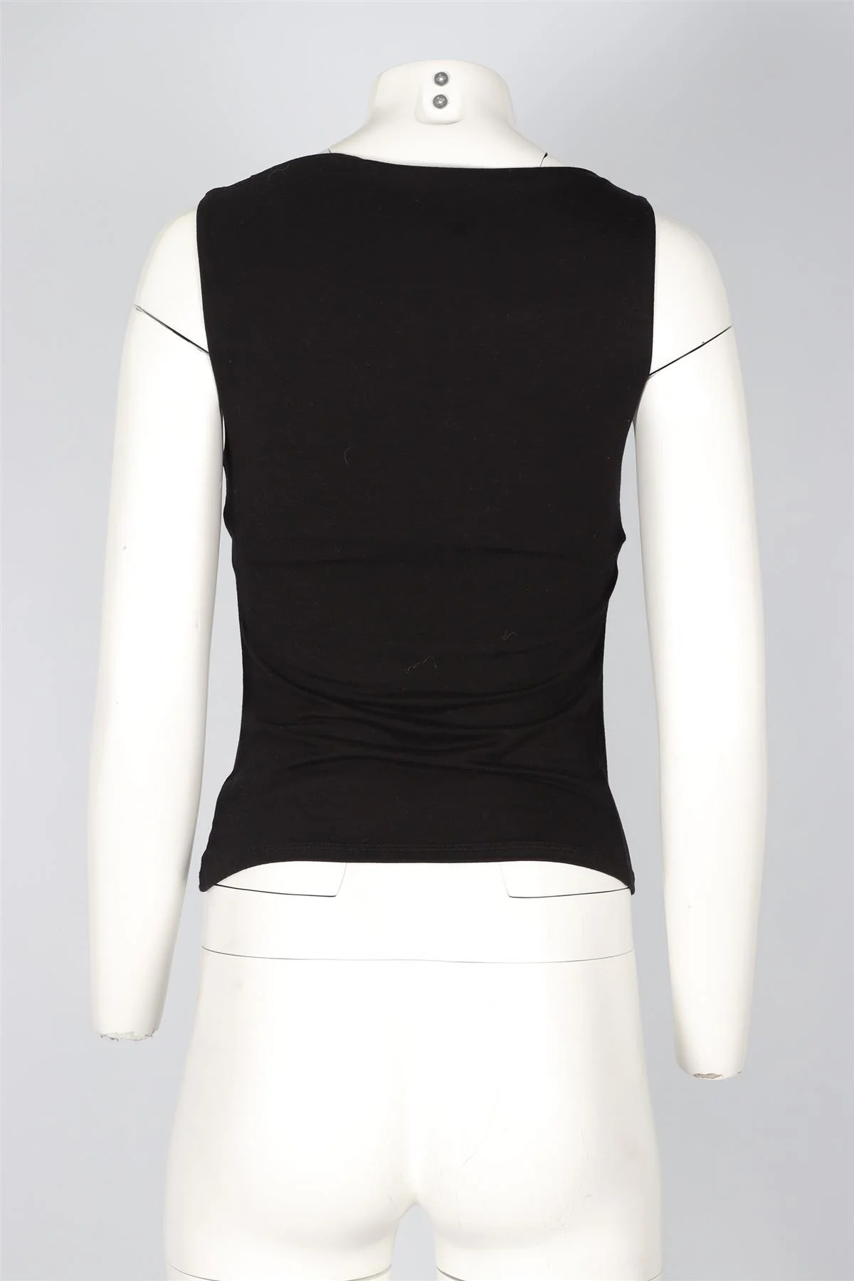 REFORMATION BLACK JERSEY TOP SMALL - Image 4
