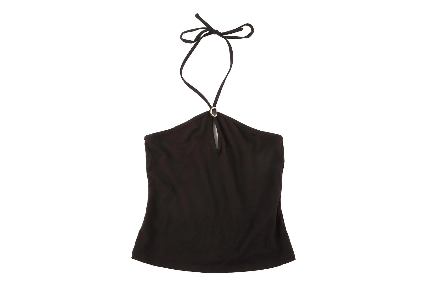 REFORMATION BLACK JERSEY TOP SMALL - Image 2
