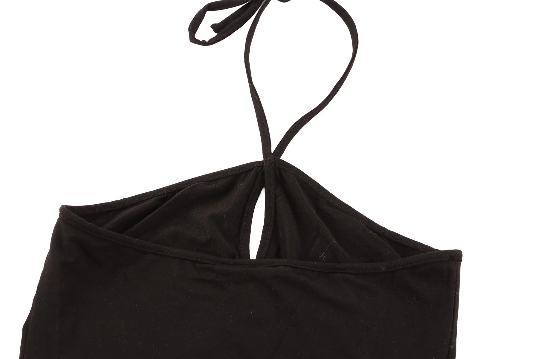 REFORMATION BLACK JERSEY TOP SMALL - Image 5