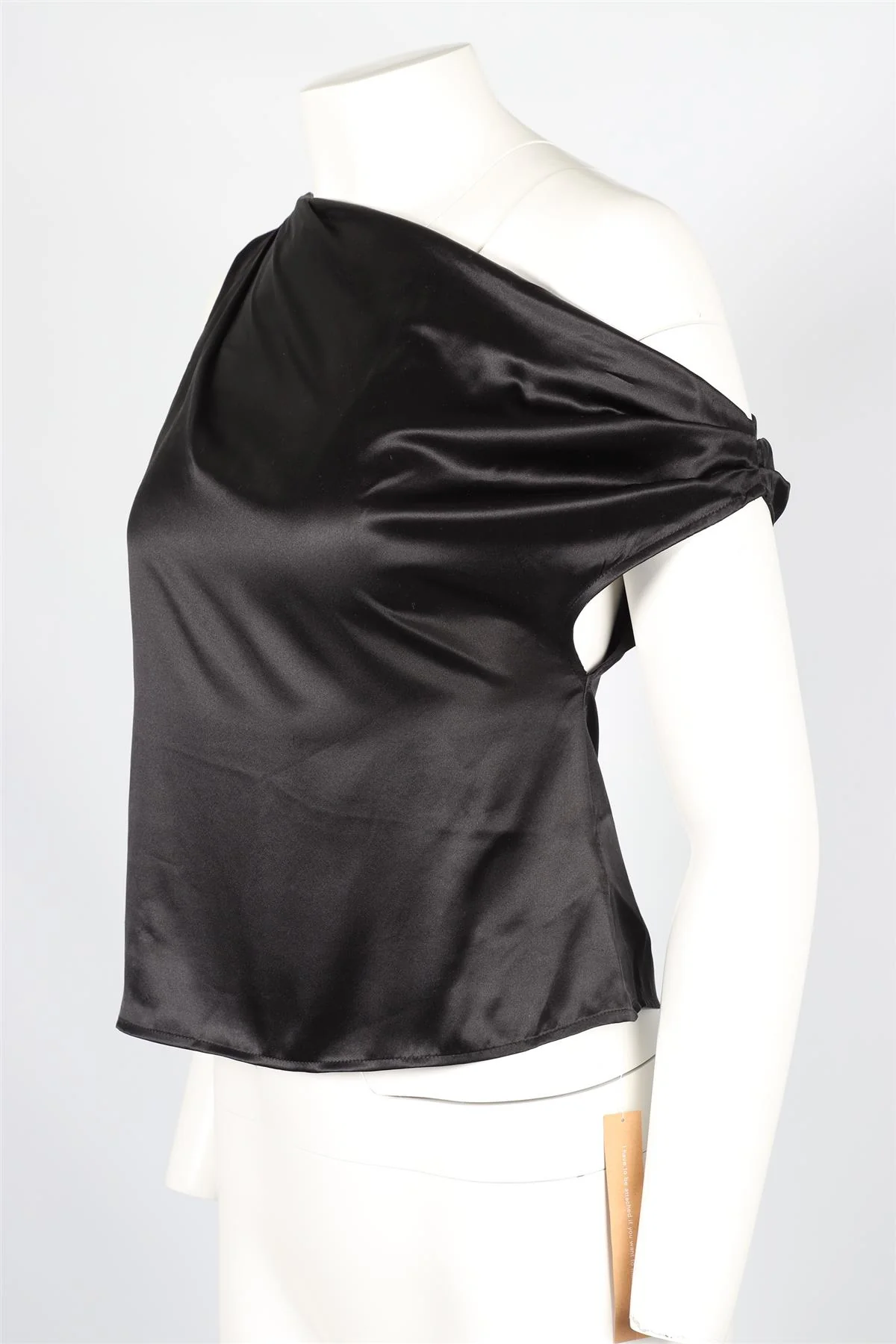 REFORMATION BLACK SILK TOP US 0 UK 4 - Image 3