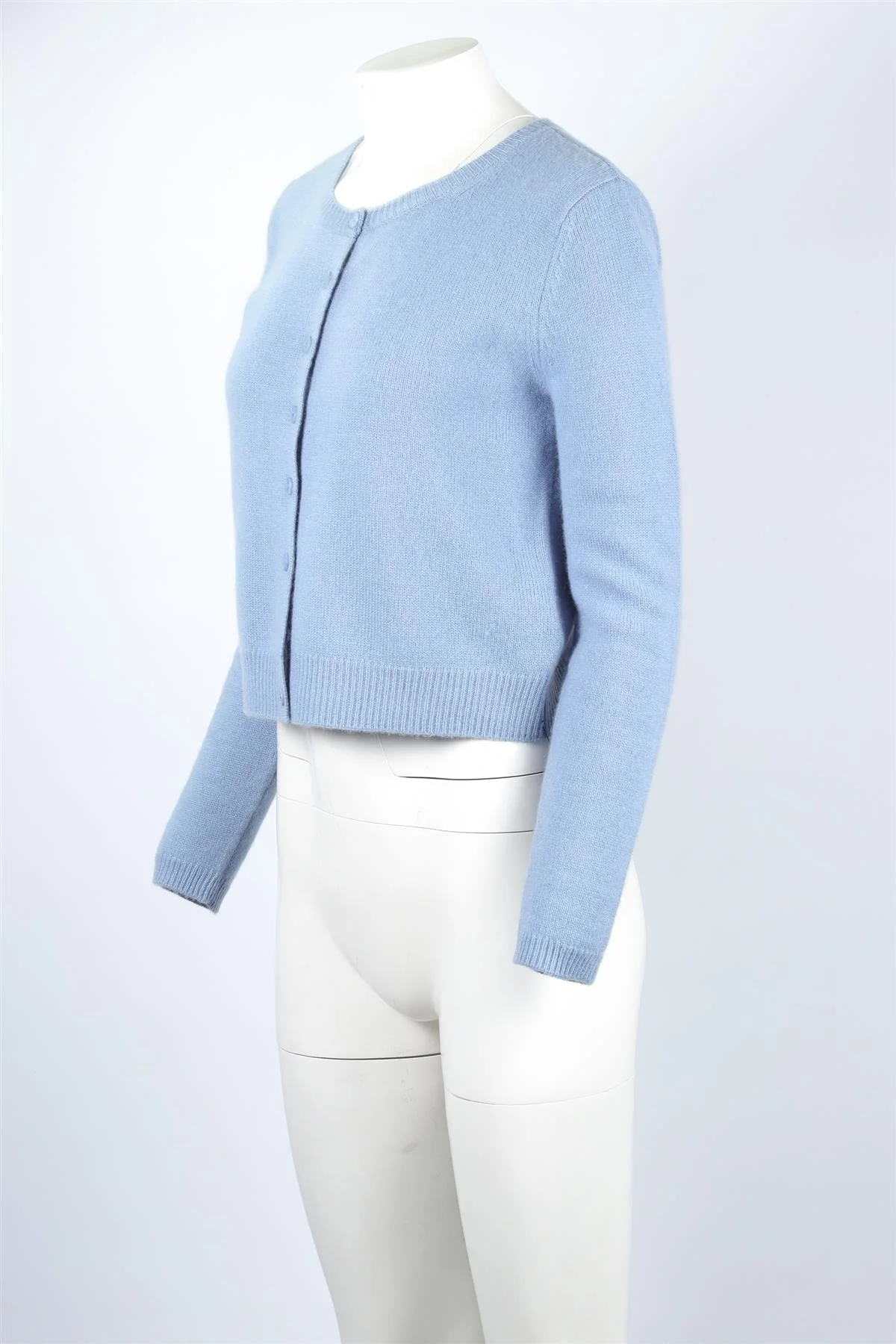 REFORMATION BLUE CASHMERE CARDIGAN SMALL - Image 3