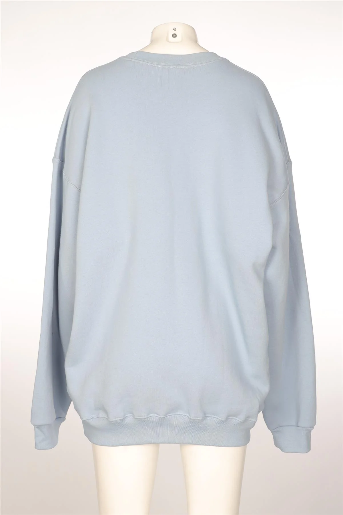 REFORMATION BLUE COTTON SWEATSHIRT MEDIUM - Image 4