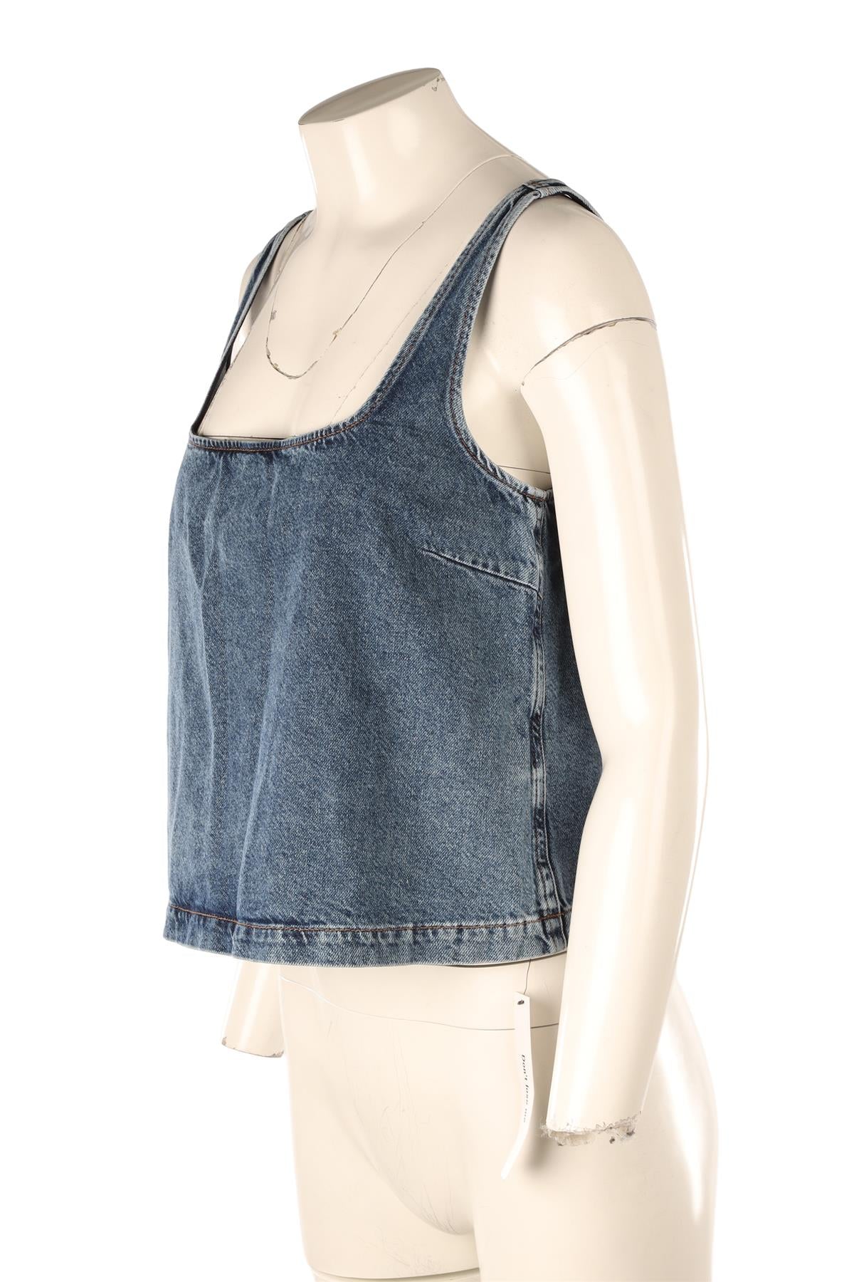 REFORMATION BLUE DENIM TOP SMALL - Image 3