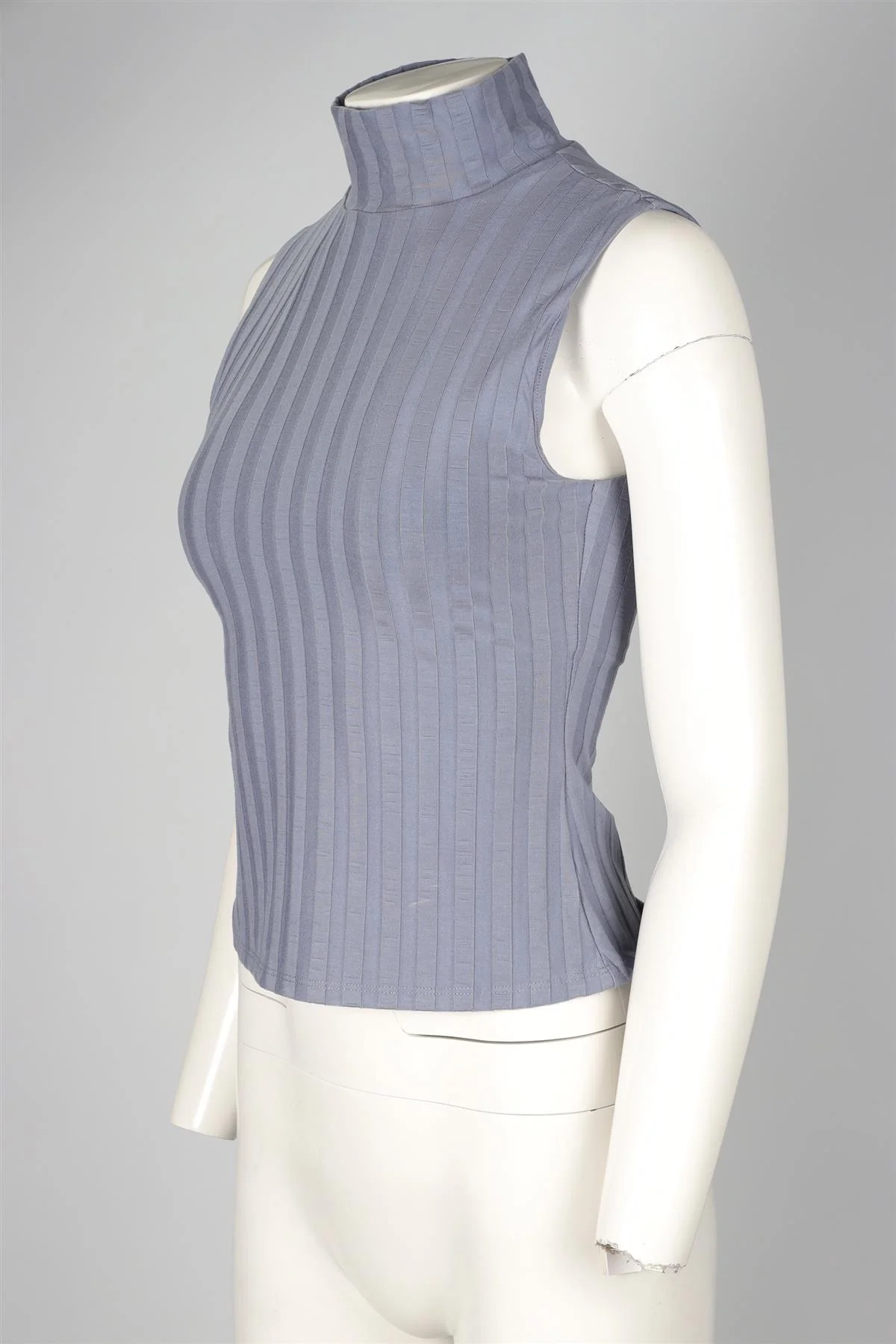 REFORMATION BLUE JERSEY TOP SMALL - Image 3
