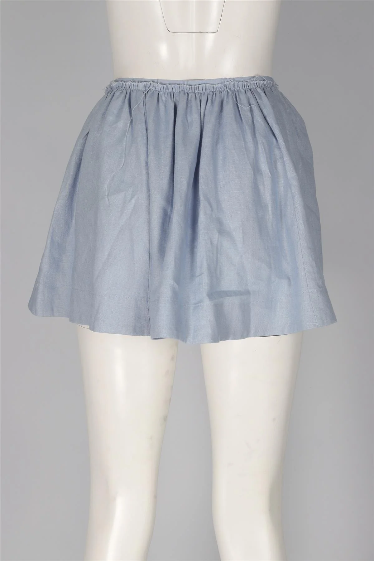 REFORMATION BLUE LINEN MINI SKIRT US 2 UK 6 - Image 4