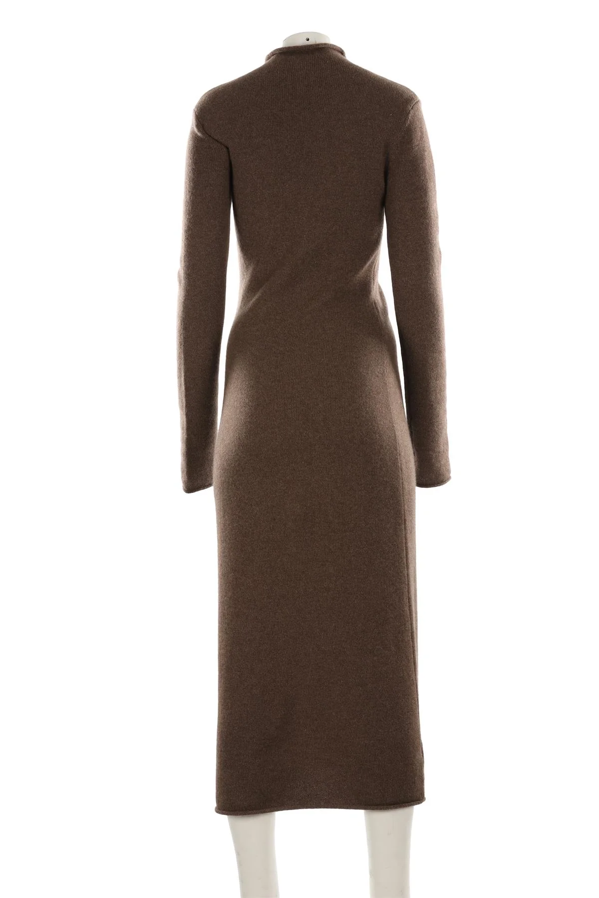 REFORMATION BROWN CASHMERE MAXI DRESS MEDIUM - Image 4