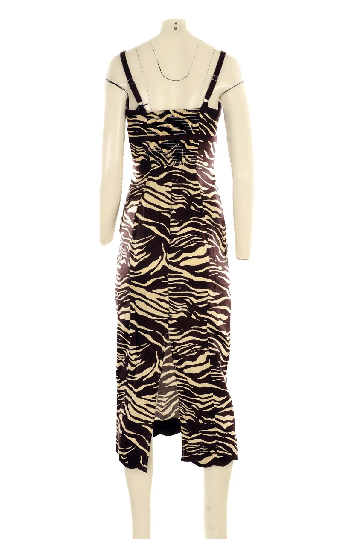 REFORMATION BROWN LINEN MAXI DRESS US 2 UK 6 - Image 4
