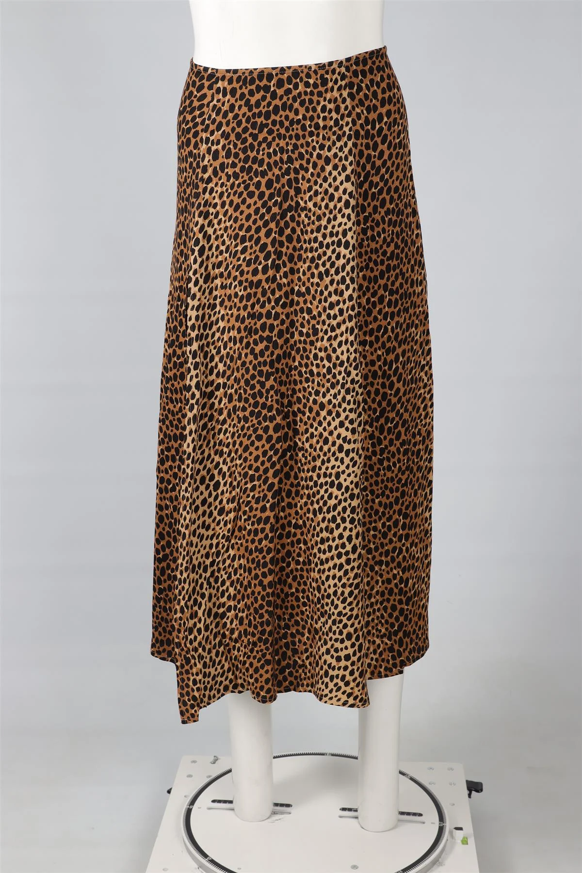 REFORMATION BROWN SATIN MIDI SKIRT US 2 UK 6 - Image 2