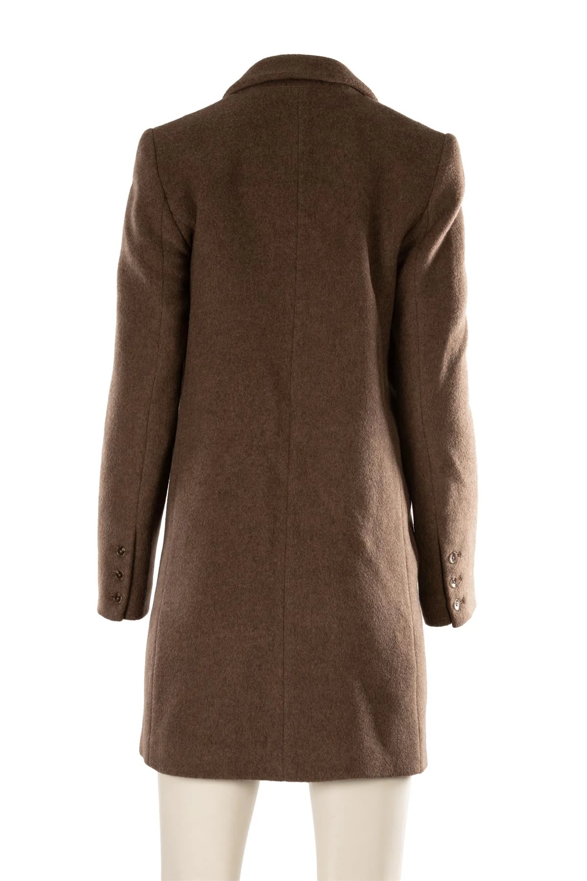 REFORMATION BROWN WOOL COAT SMALL - Image 4