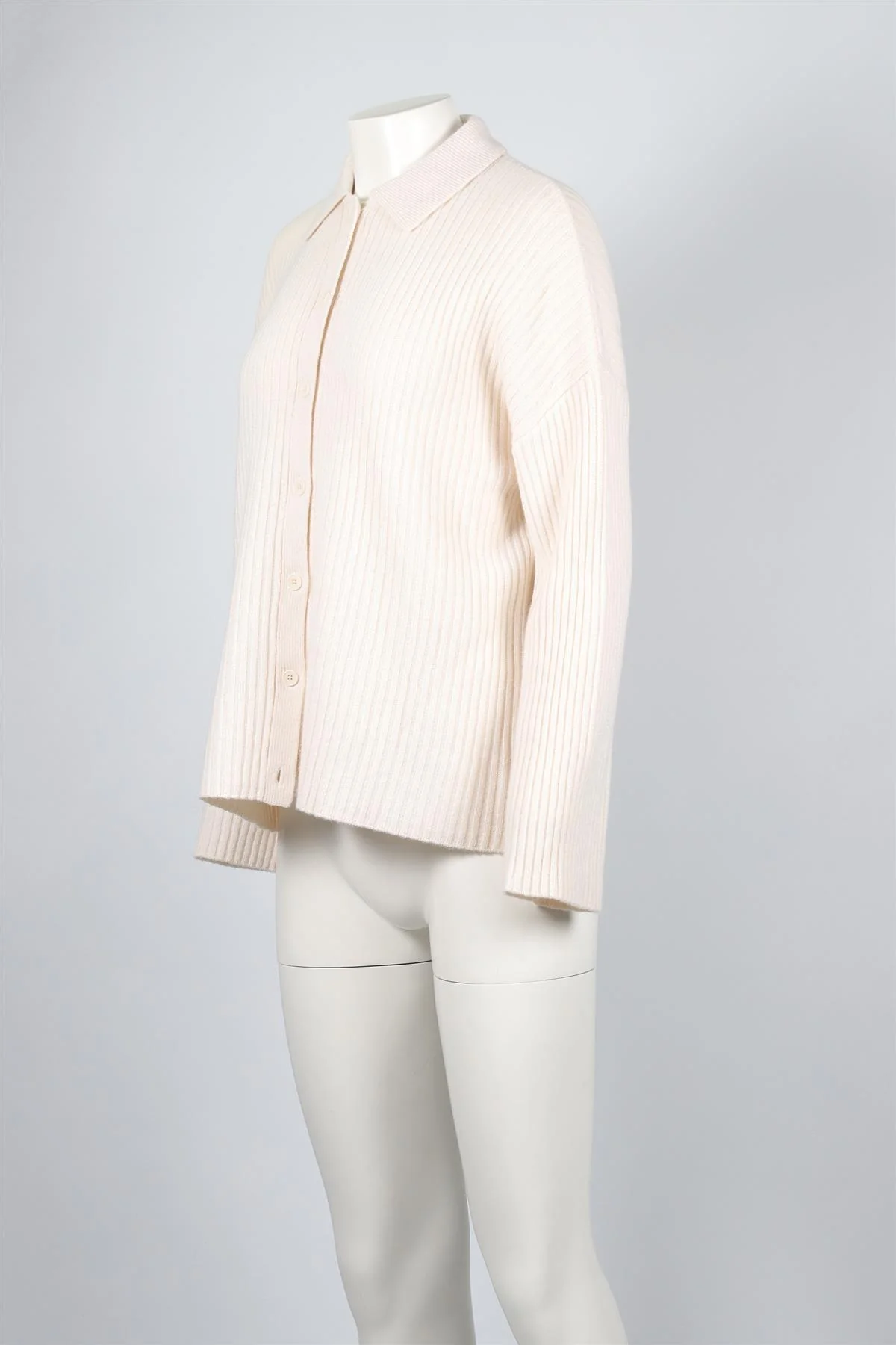 REFORMATION CREAM CASHMERE CARDIGAN XSMALL - Image 3