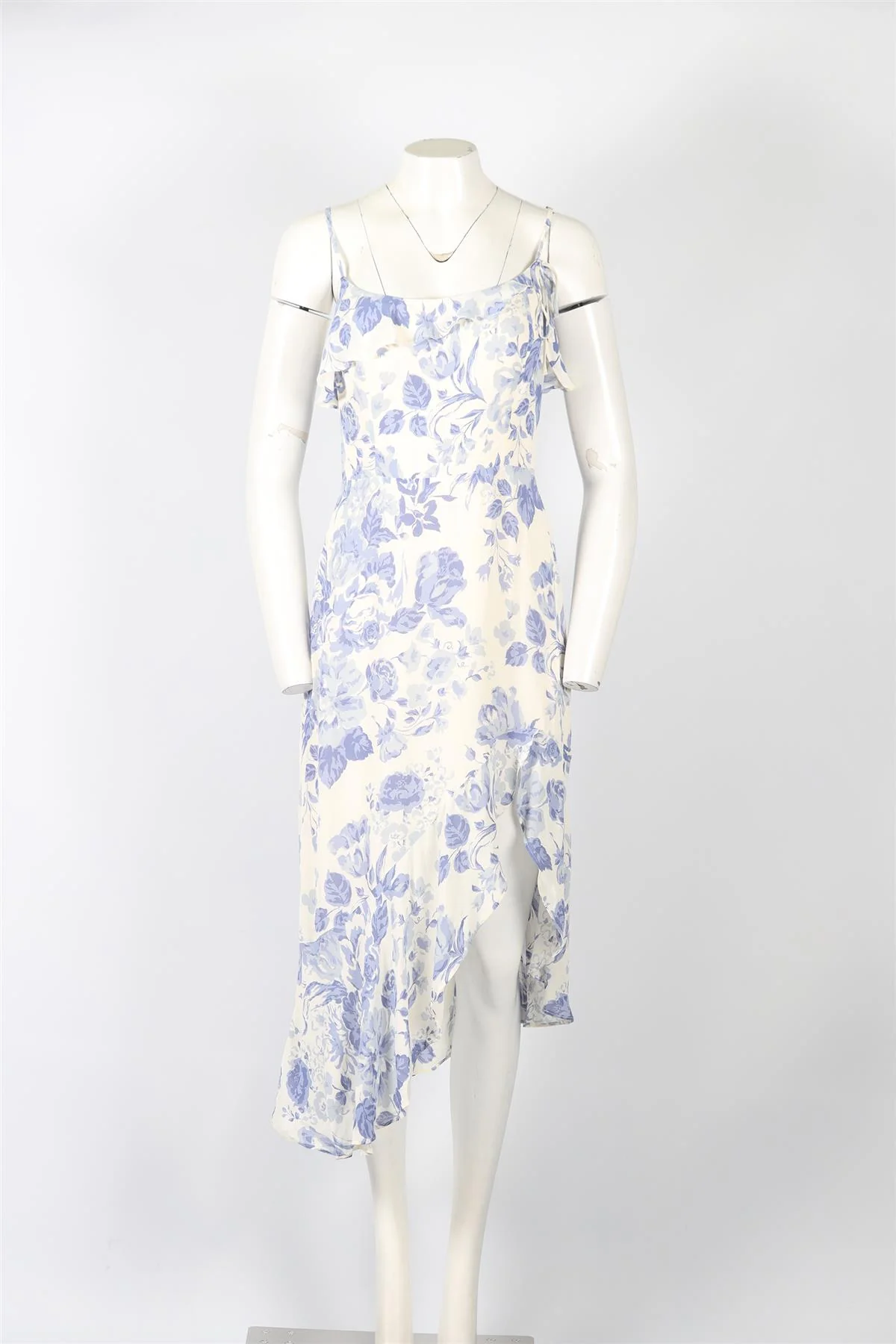 REFORMATION FLORAL PRINT CREPE MIDI DRESS US 8 UK 12 - Image 2